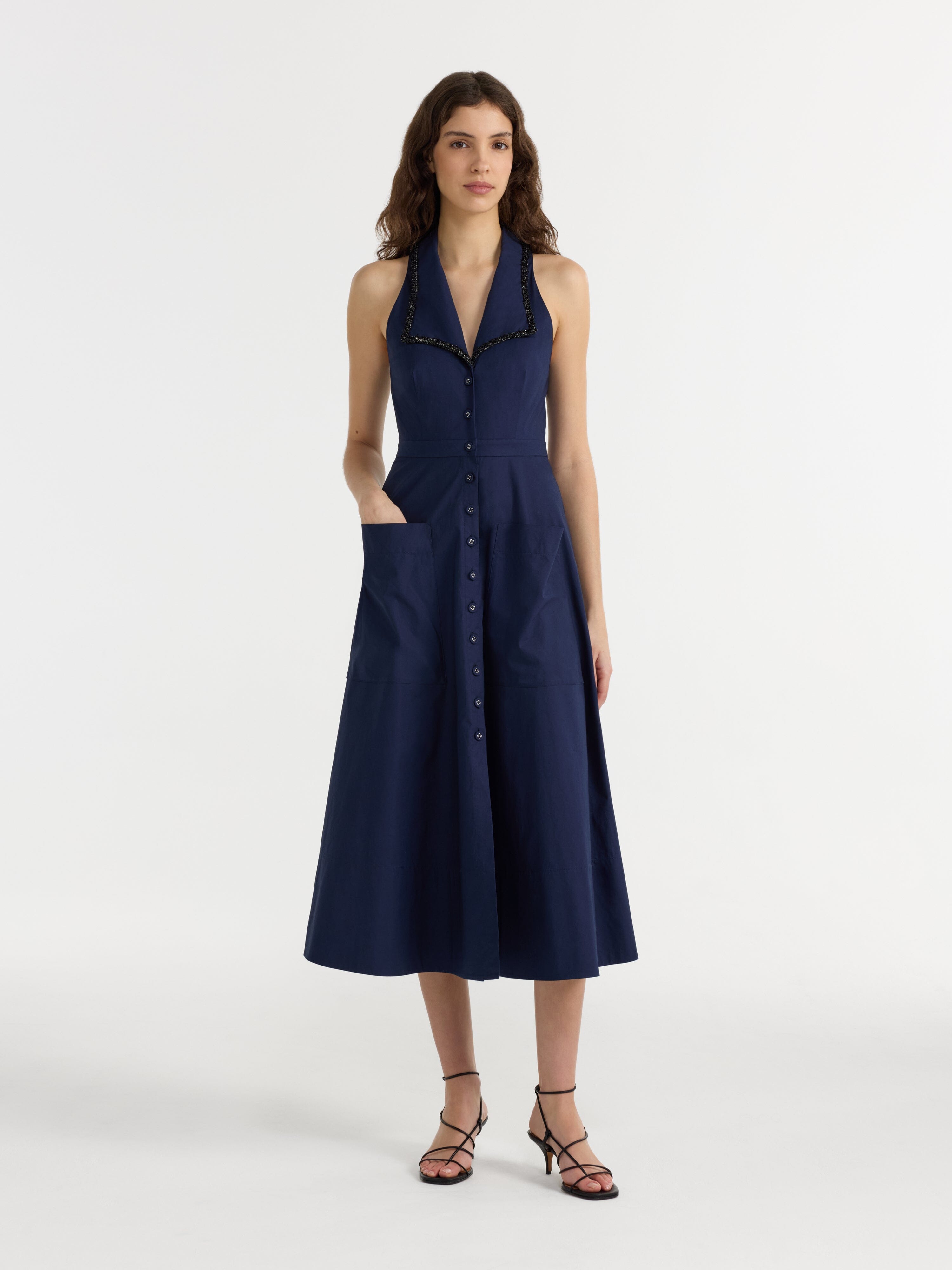 Jessica Dress in True Navy
