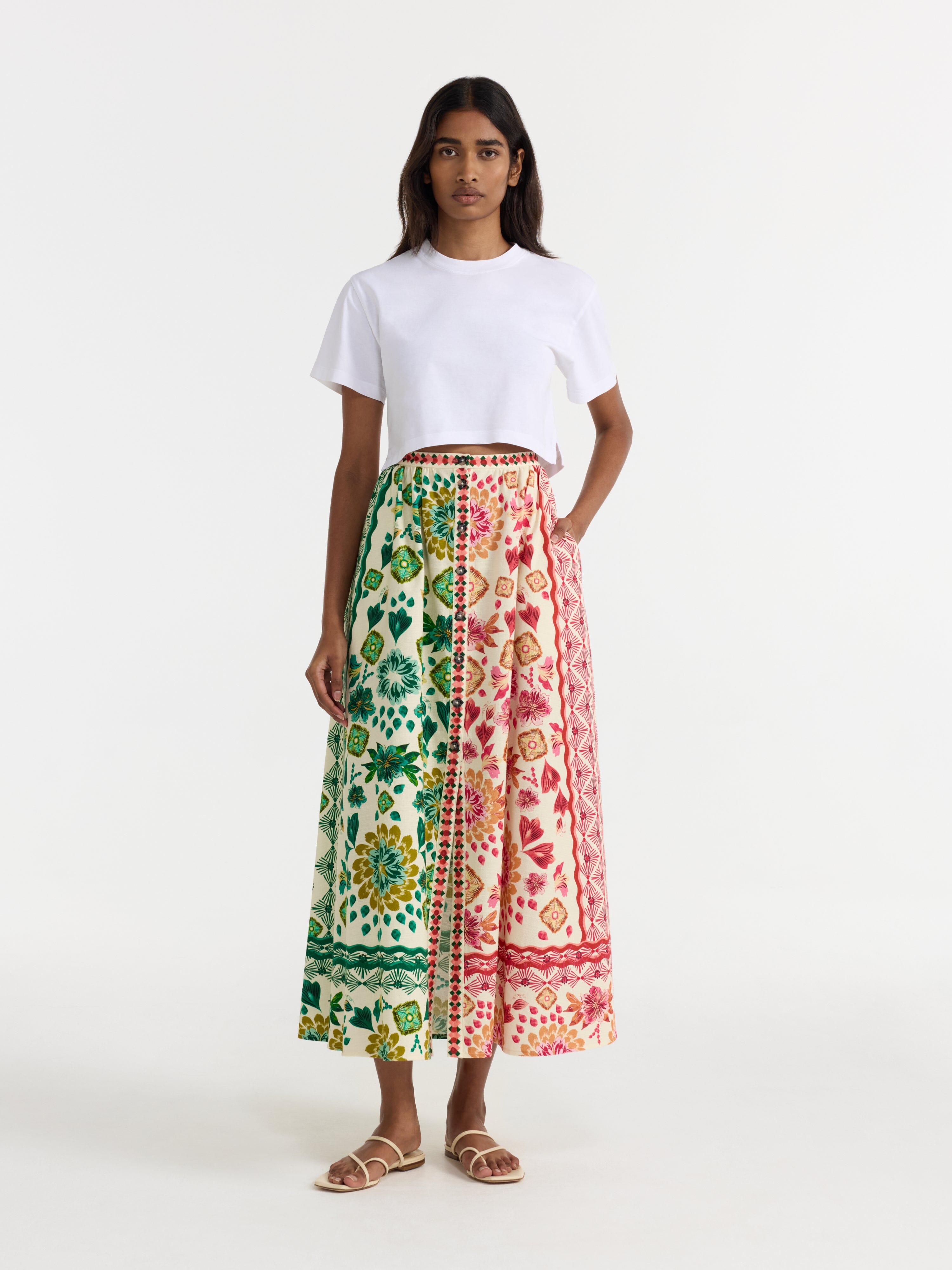 Judi B Skirt in Sunrise Gem