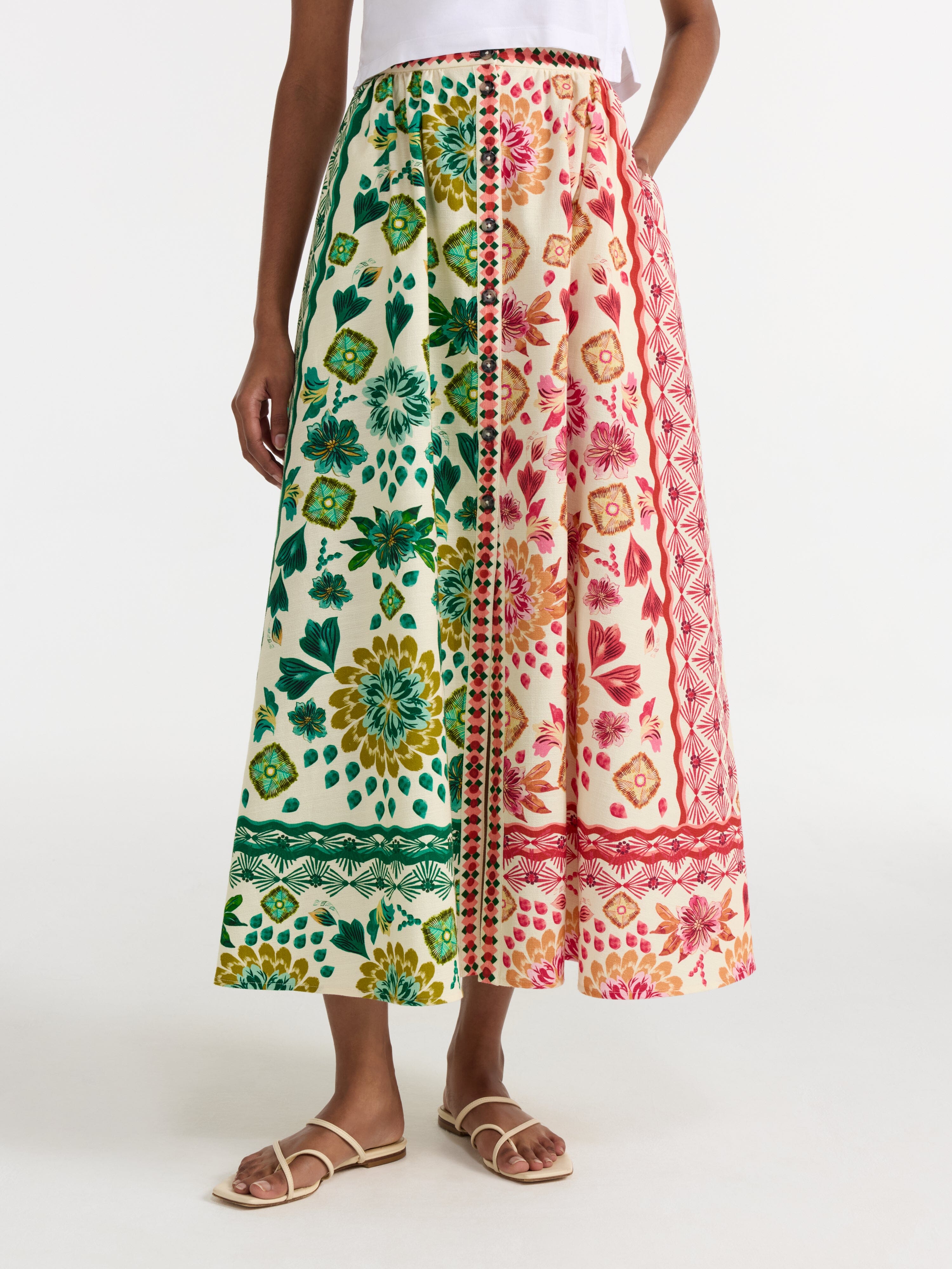 Judi B Skirt in Sunrise Gem