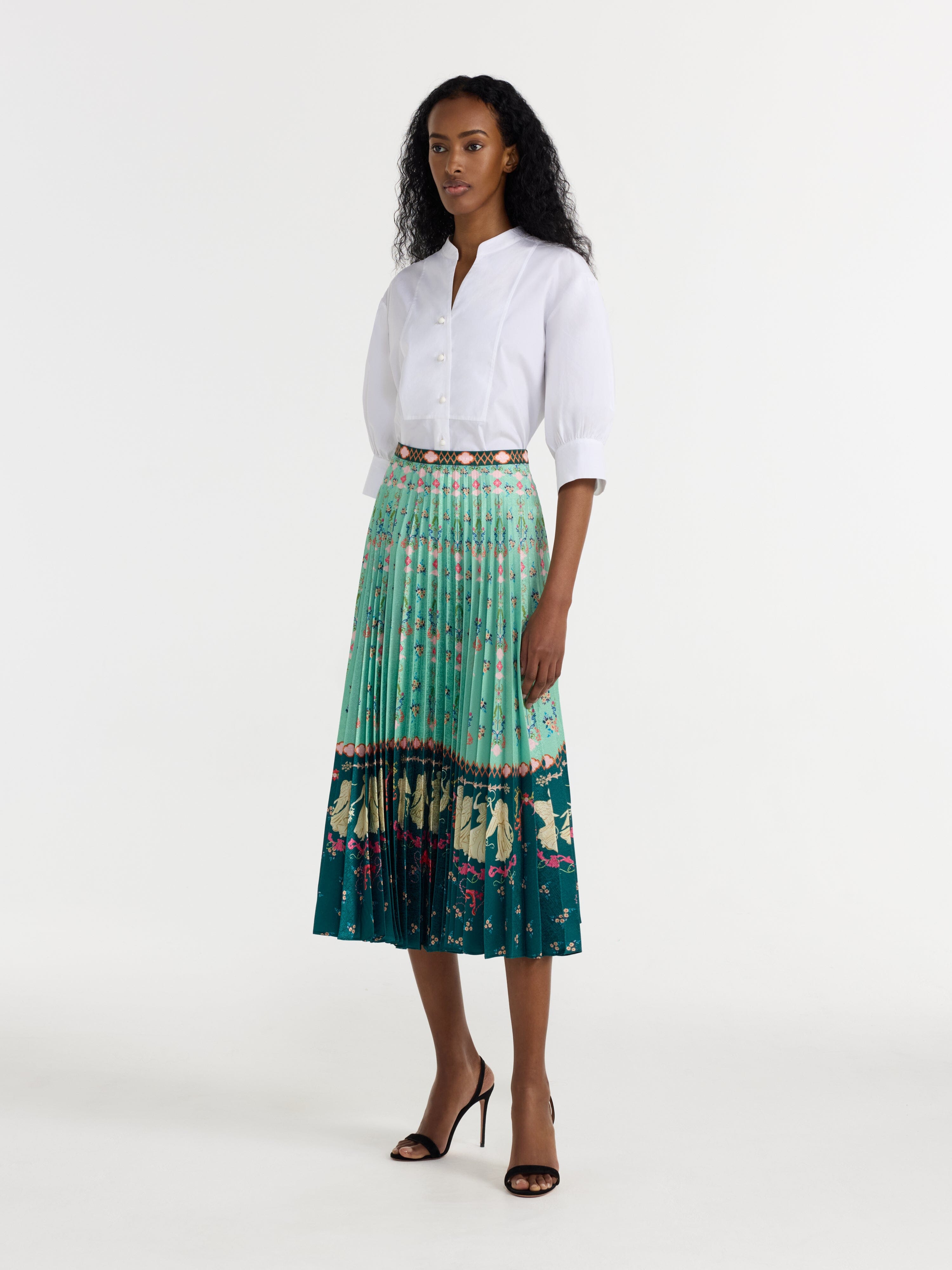 Kim Skirt in Parian Vert