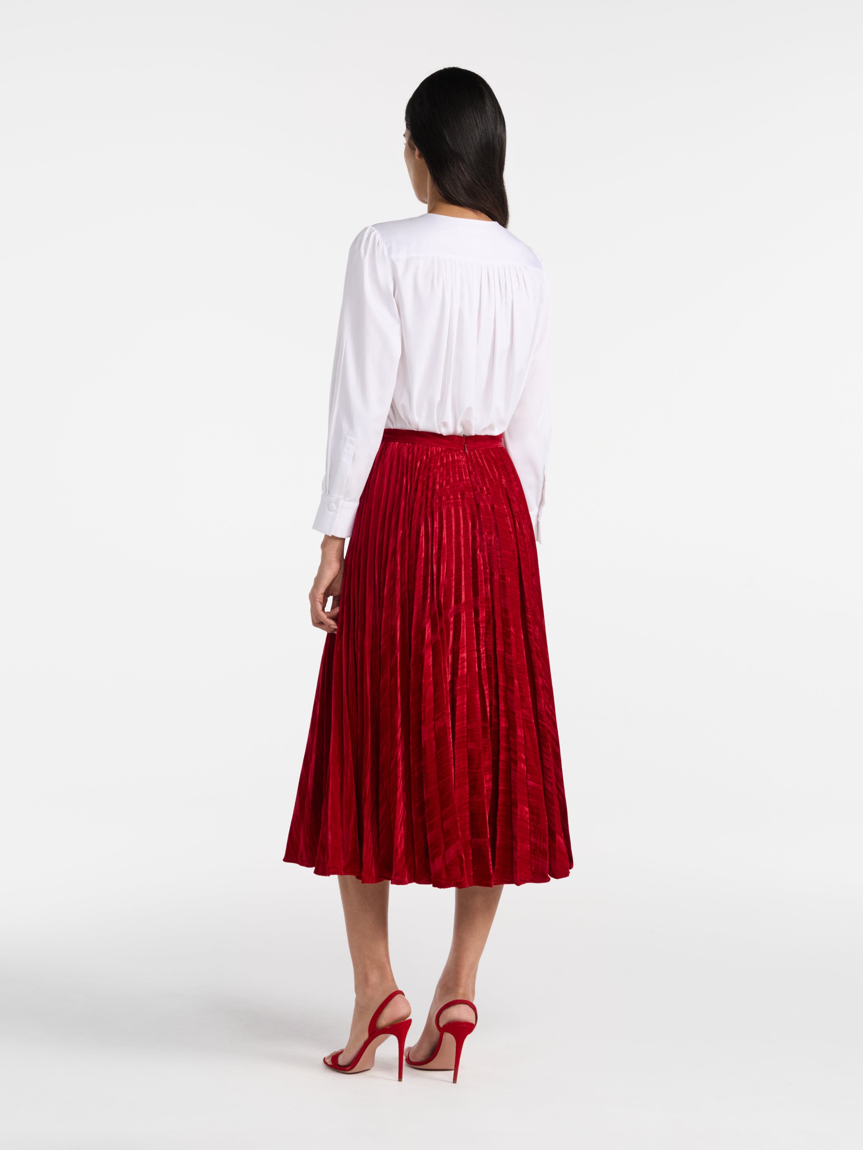 Kim Skirt in True Red