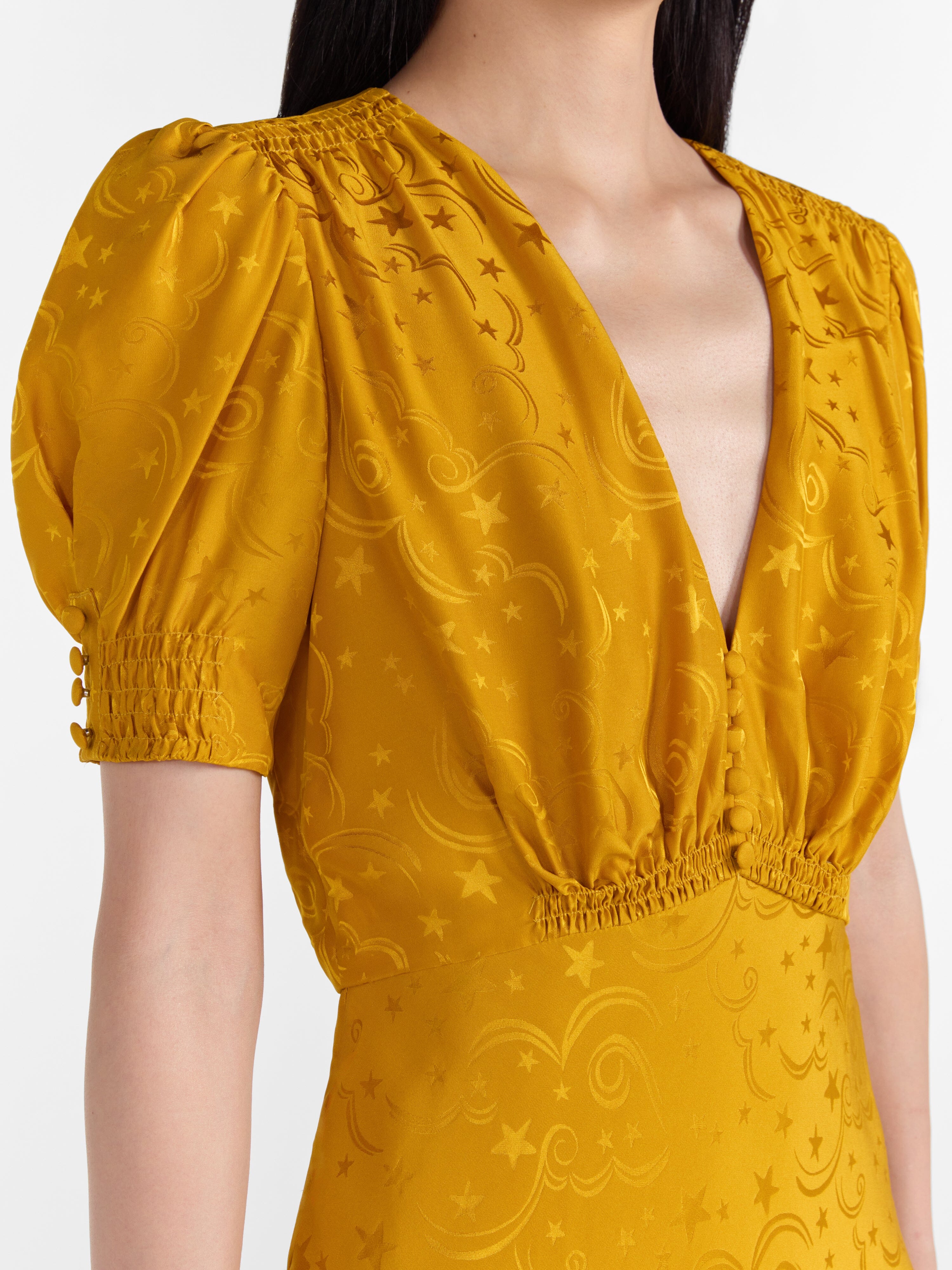 Venyx Lea B Dress in Golden Poppy