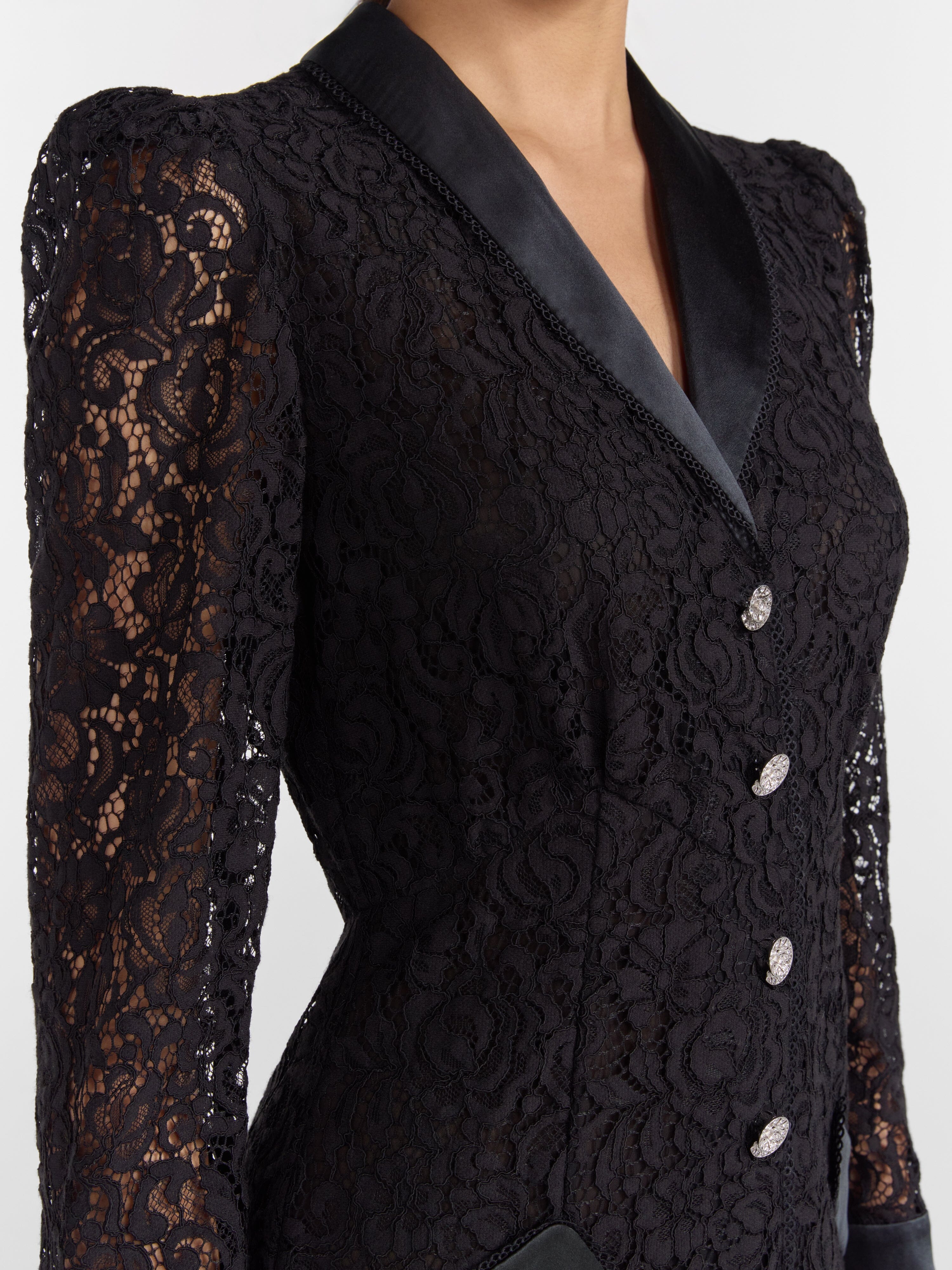 Lulu Lace Dress in Black