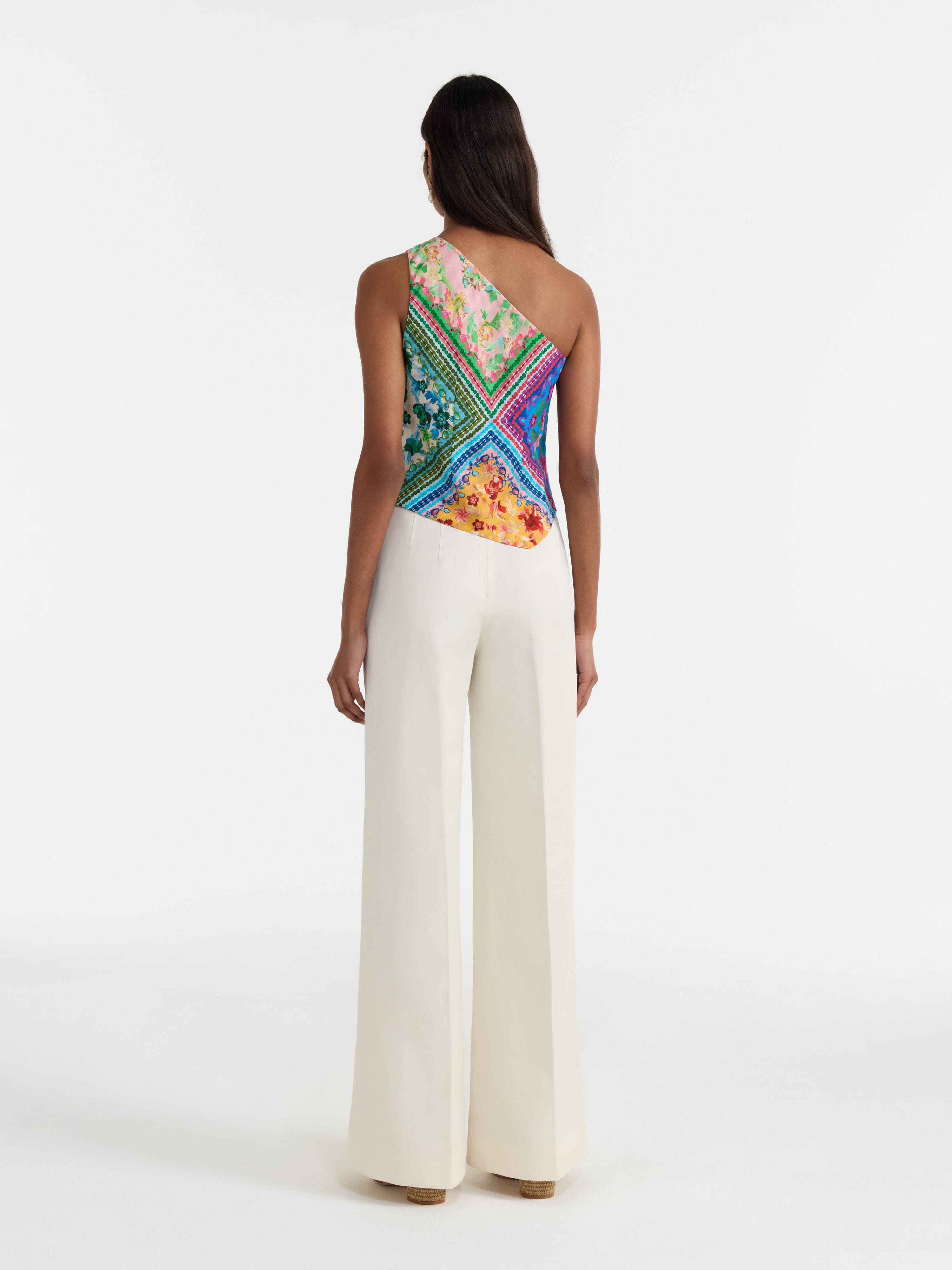 Madeline Top in Bellis Harlequin