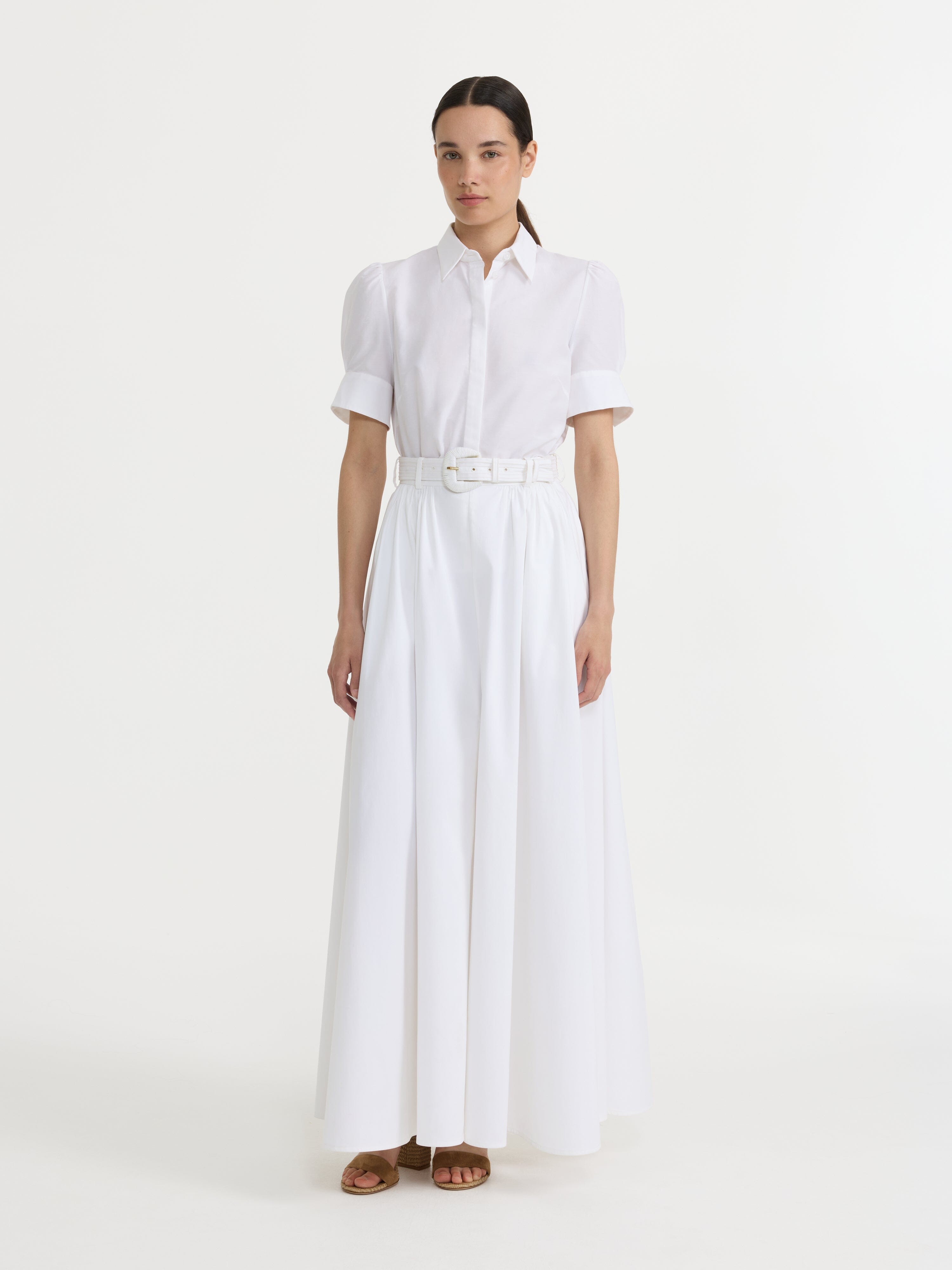 Mae C Shirt in White