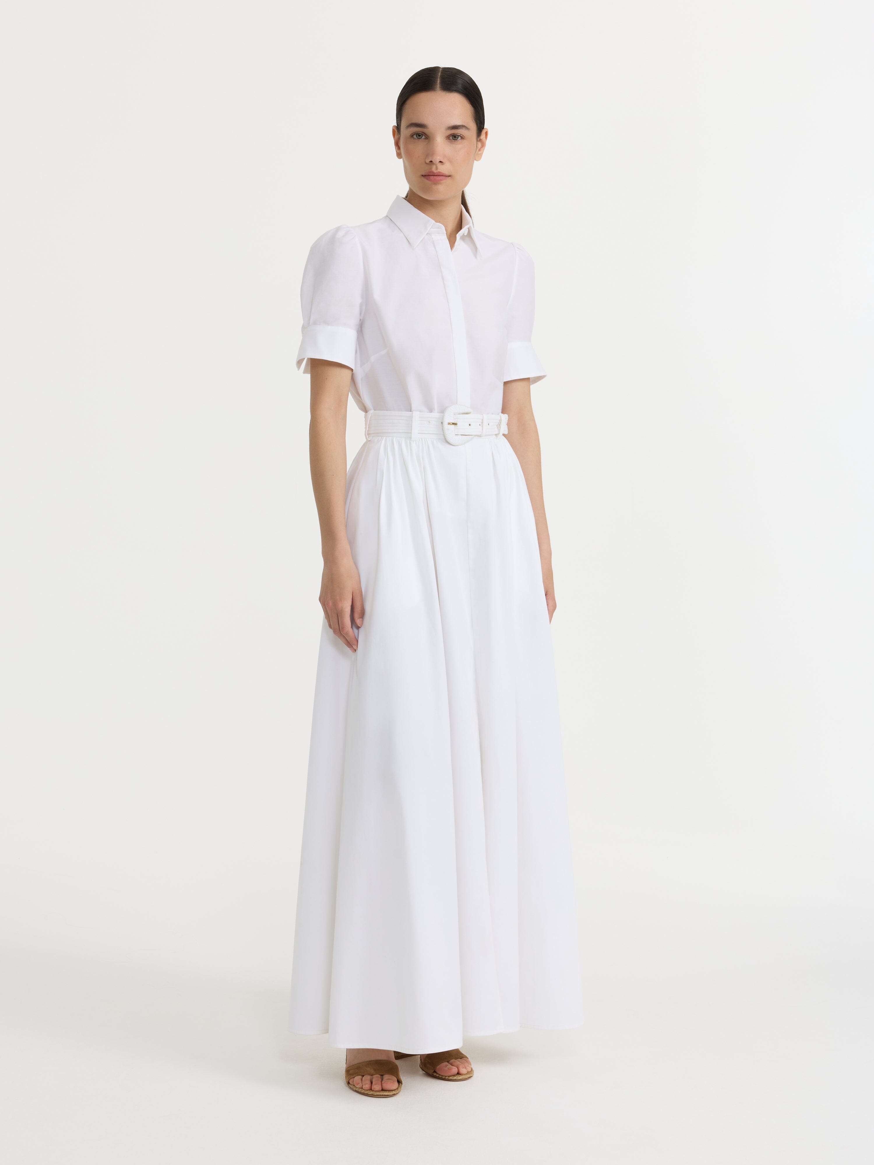 Mae C Shirt in White