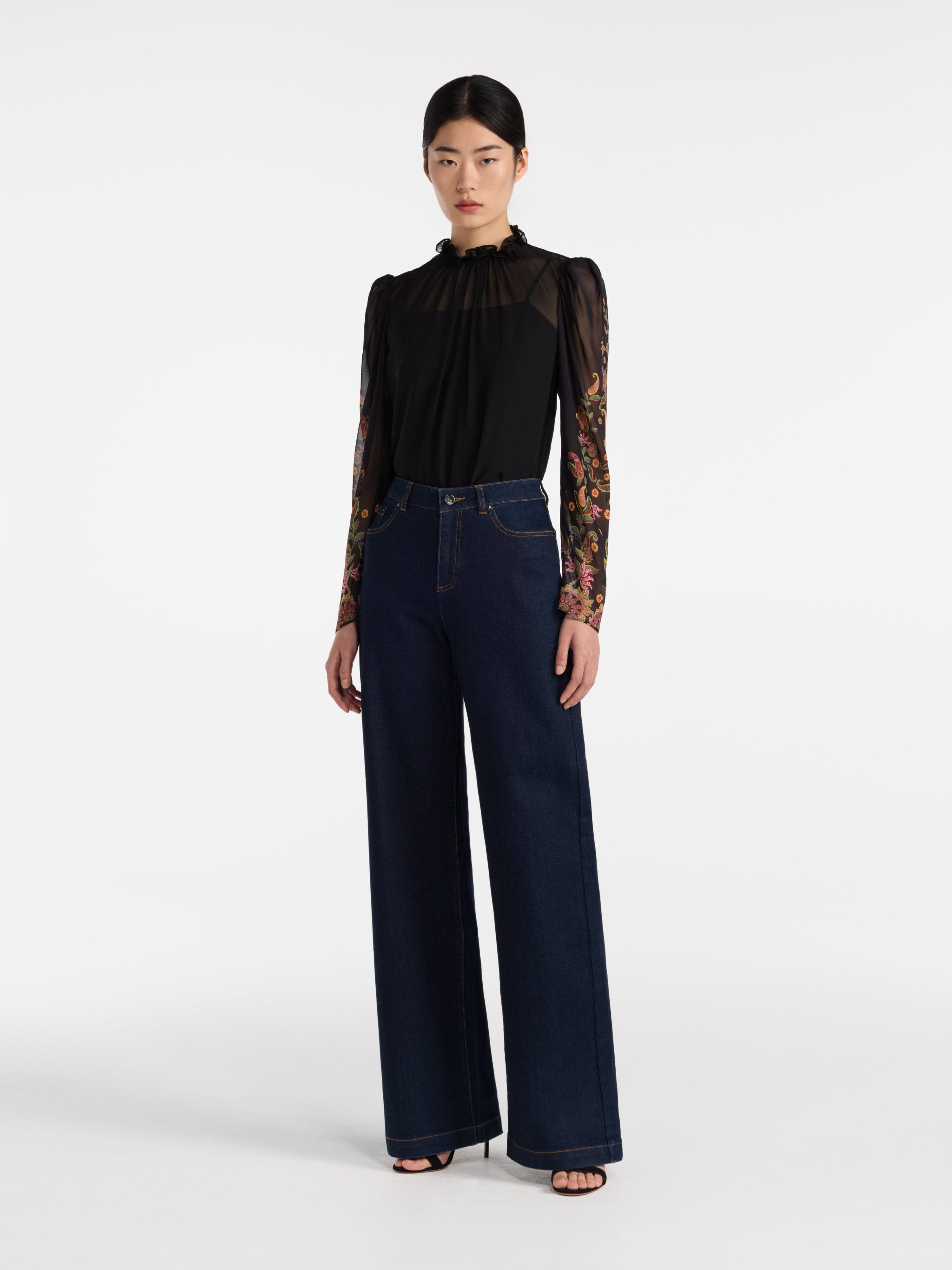 Mel B Top in Boteh Bloom