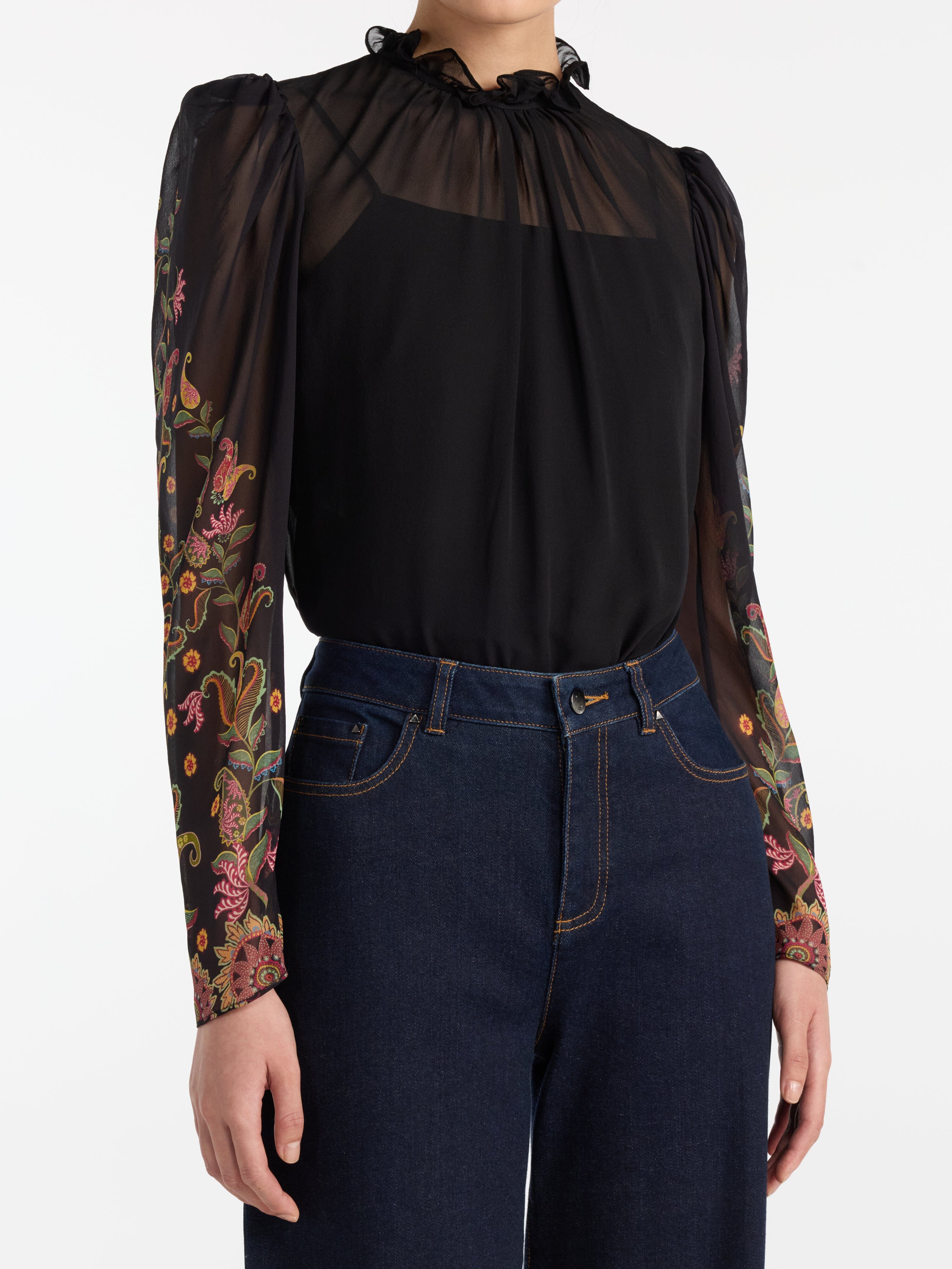 Mel B Top in Boteh Bloom