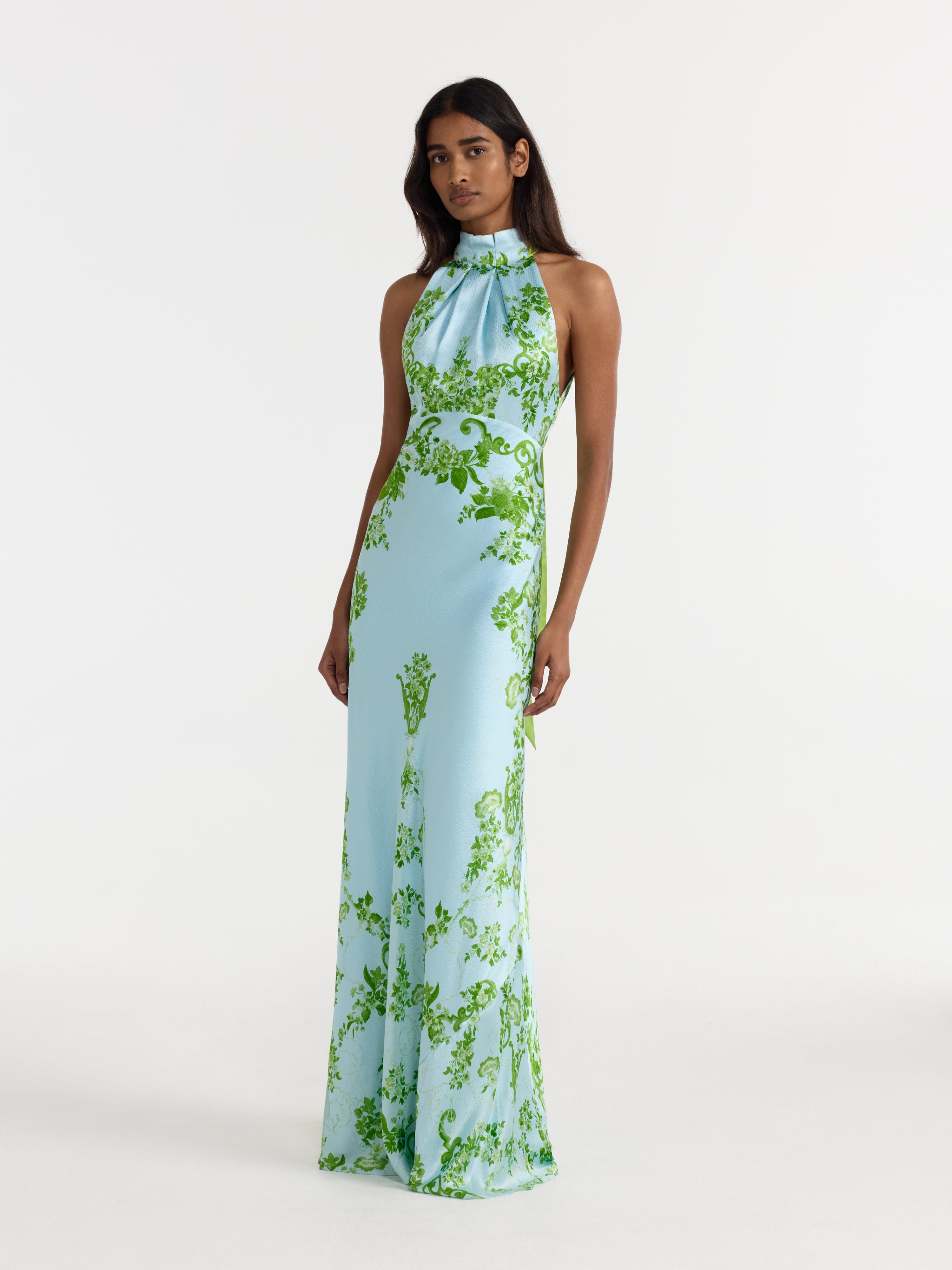 Michelle Dress in Nerine Glacier