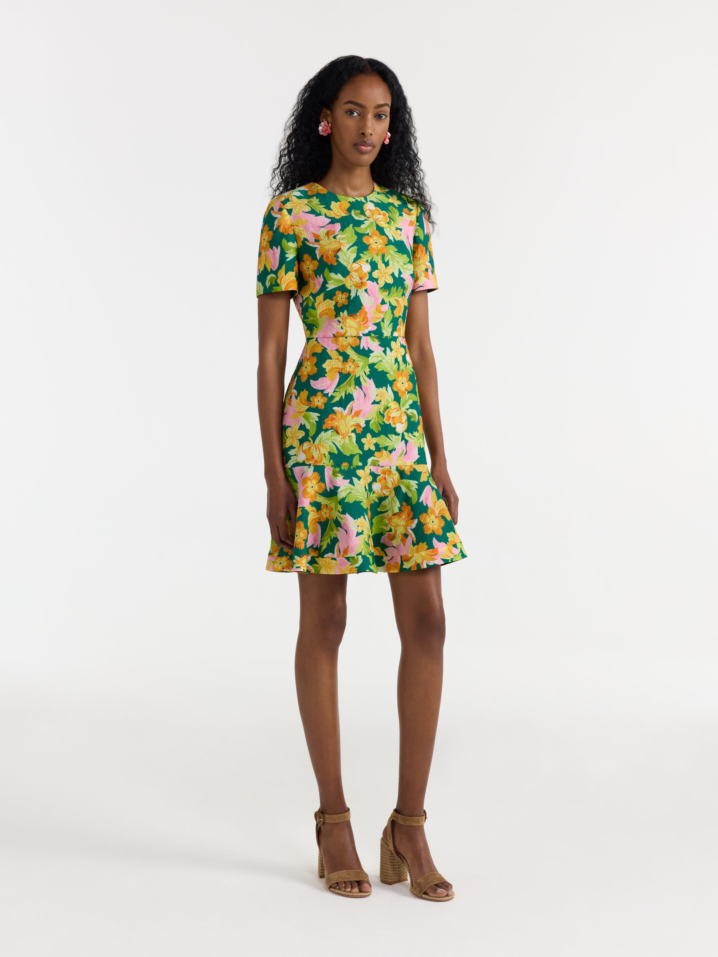 Min D Dress in Bellis Tropical
