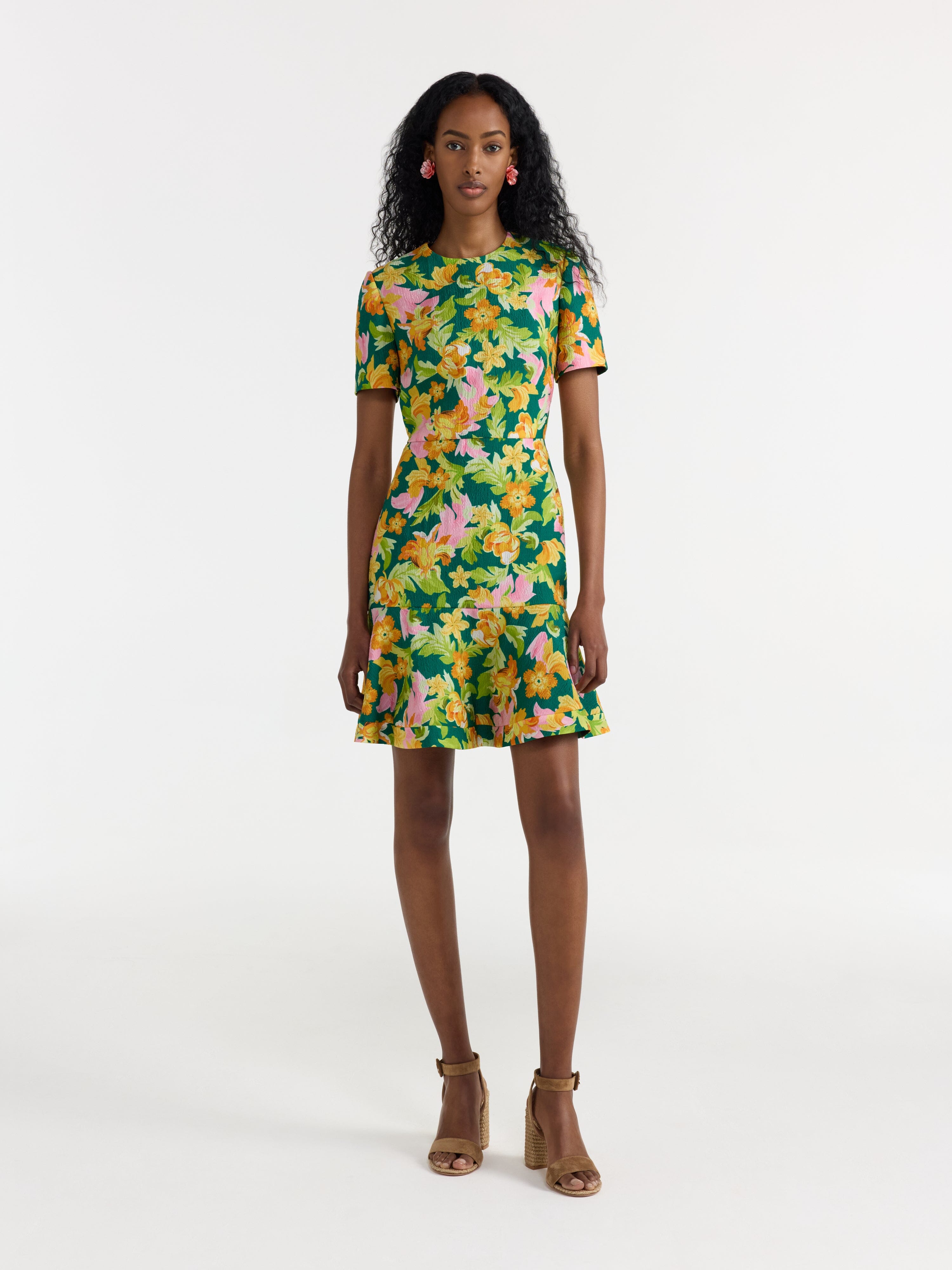 Min D Dress in Bellis Tropical