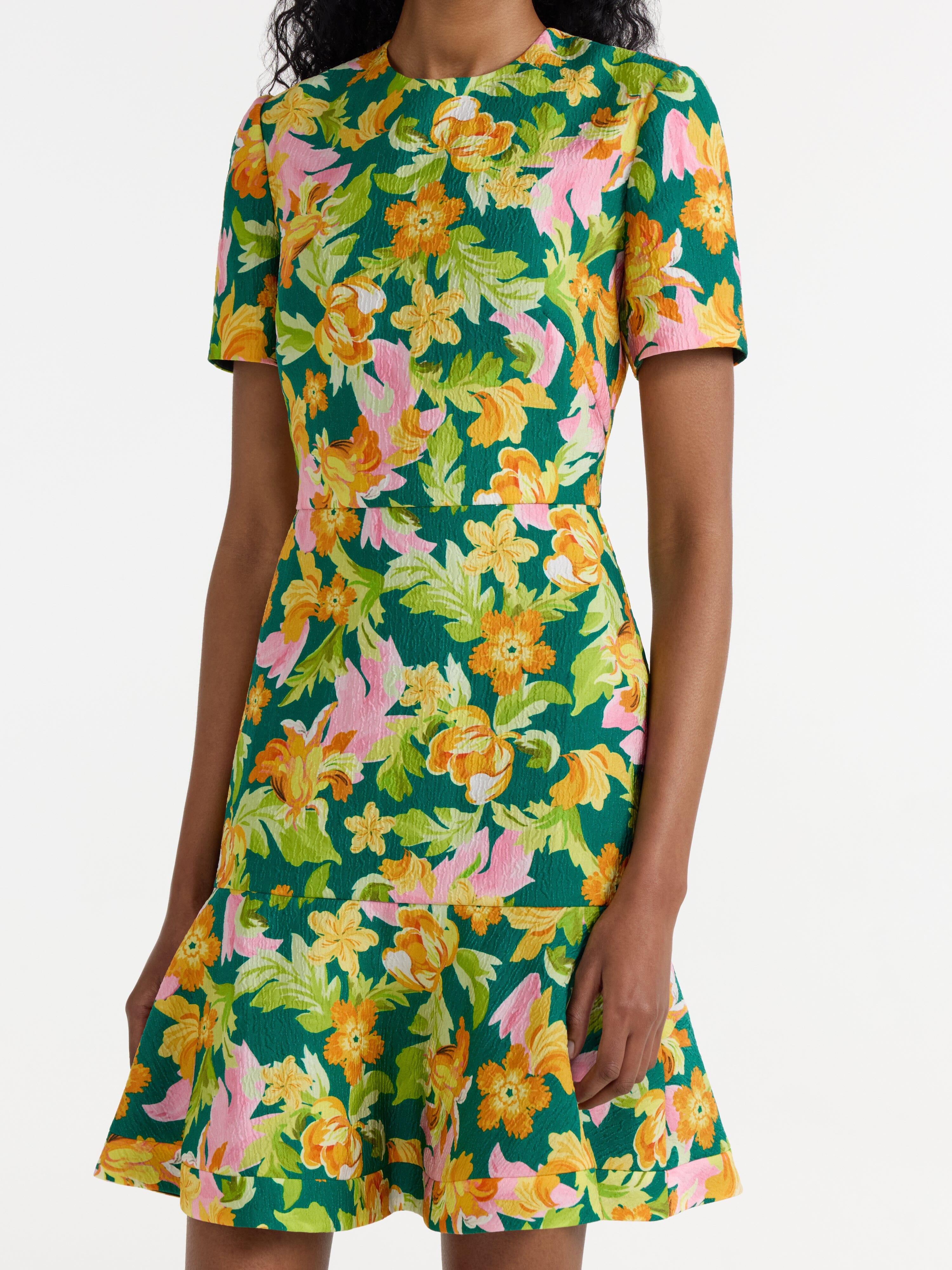 Min D Dress in Bellis Tropical