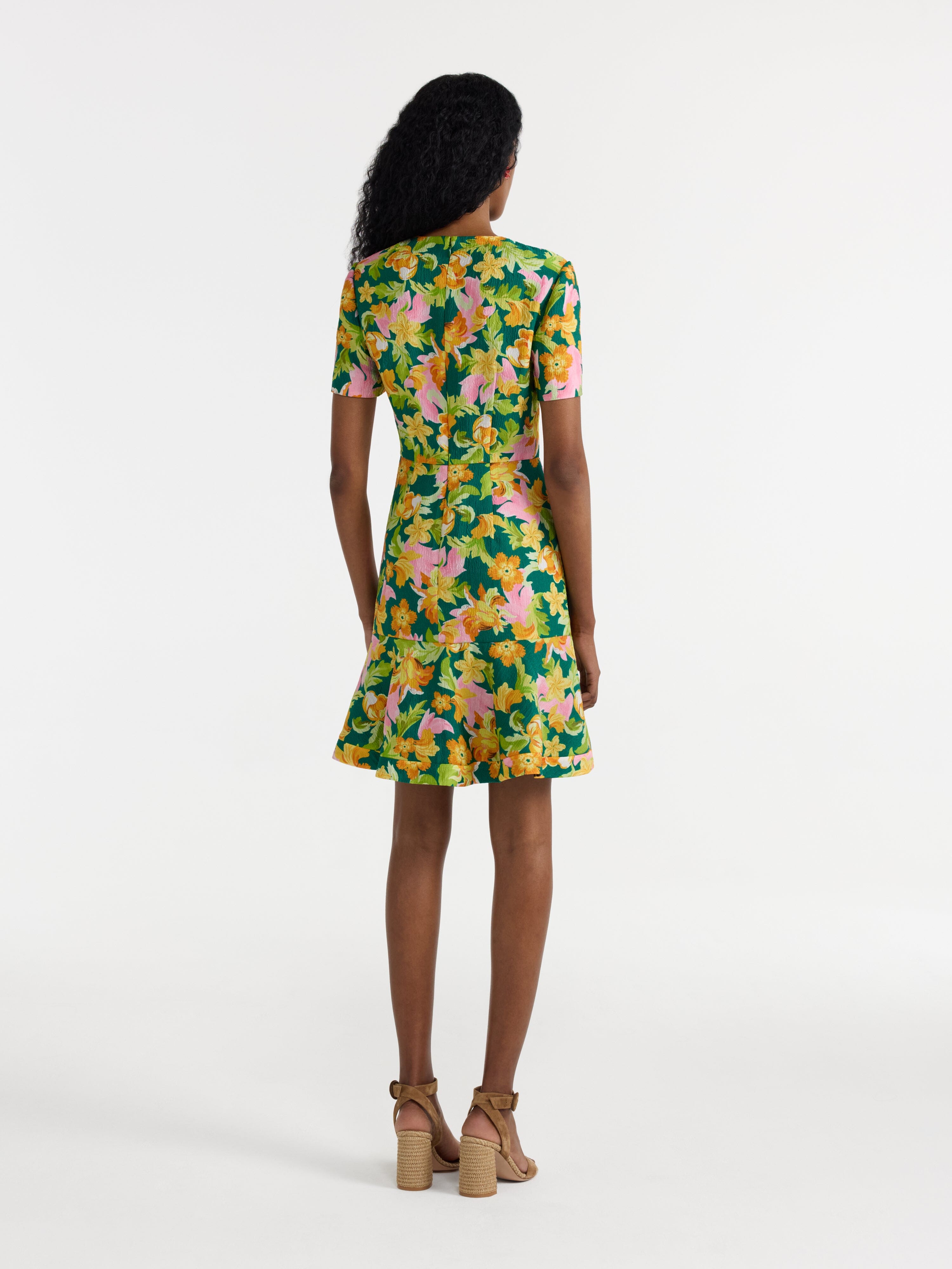 Min D Dress in Bellis Tropical