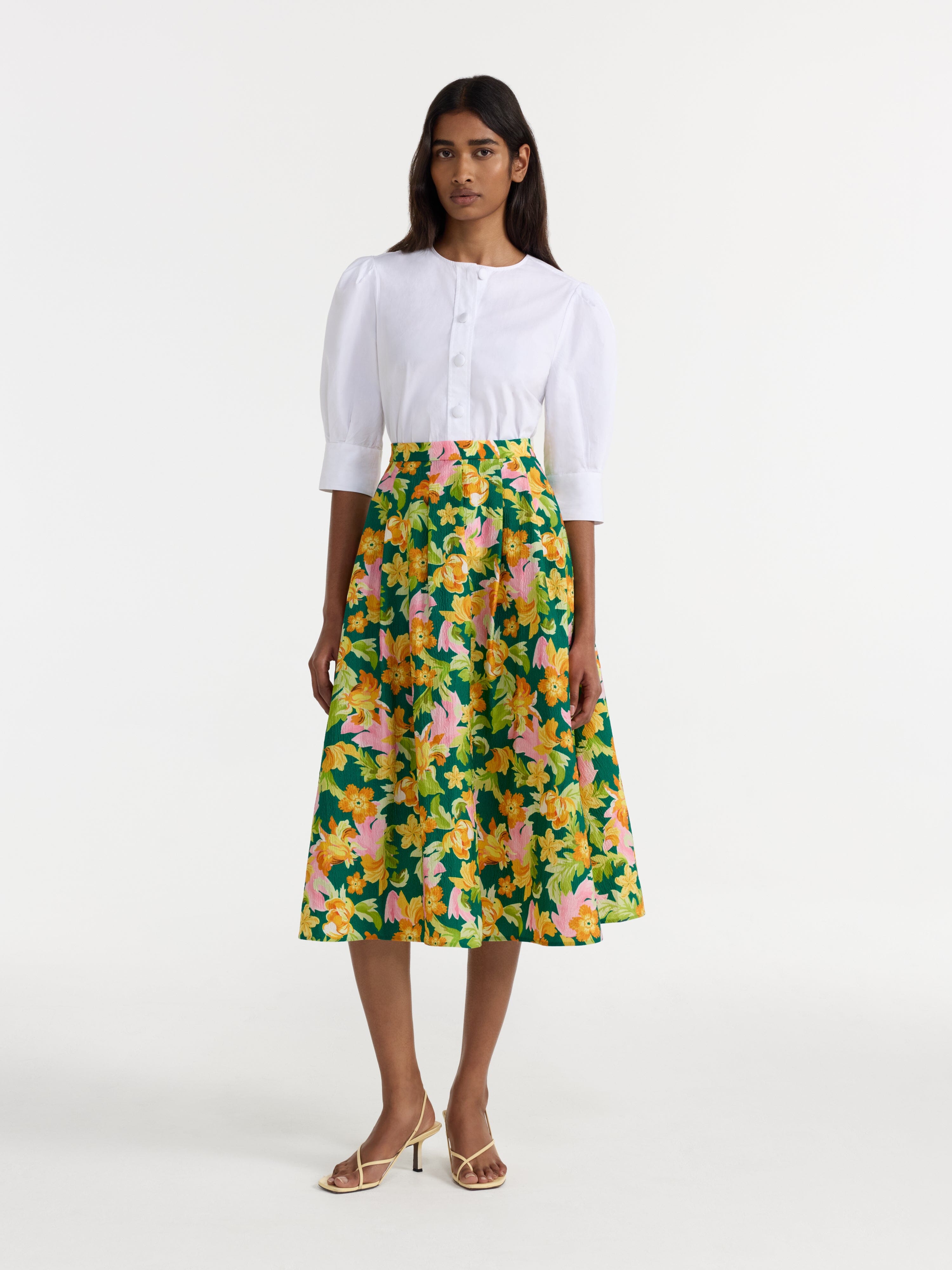 Naomi B Skirt in Bellis Tropical