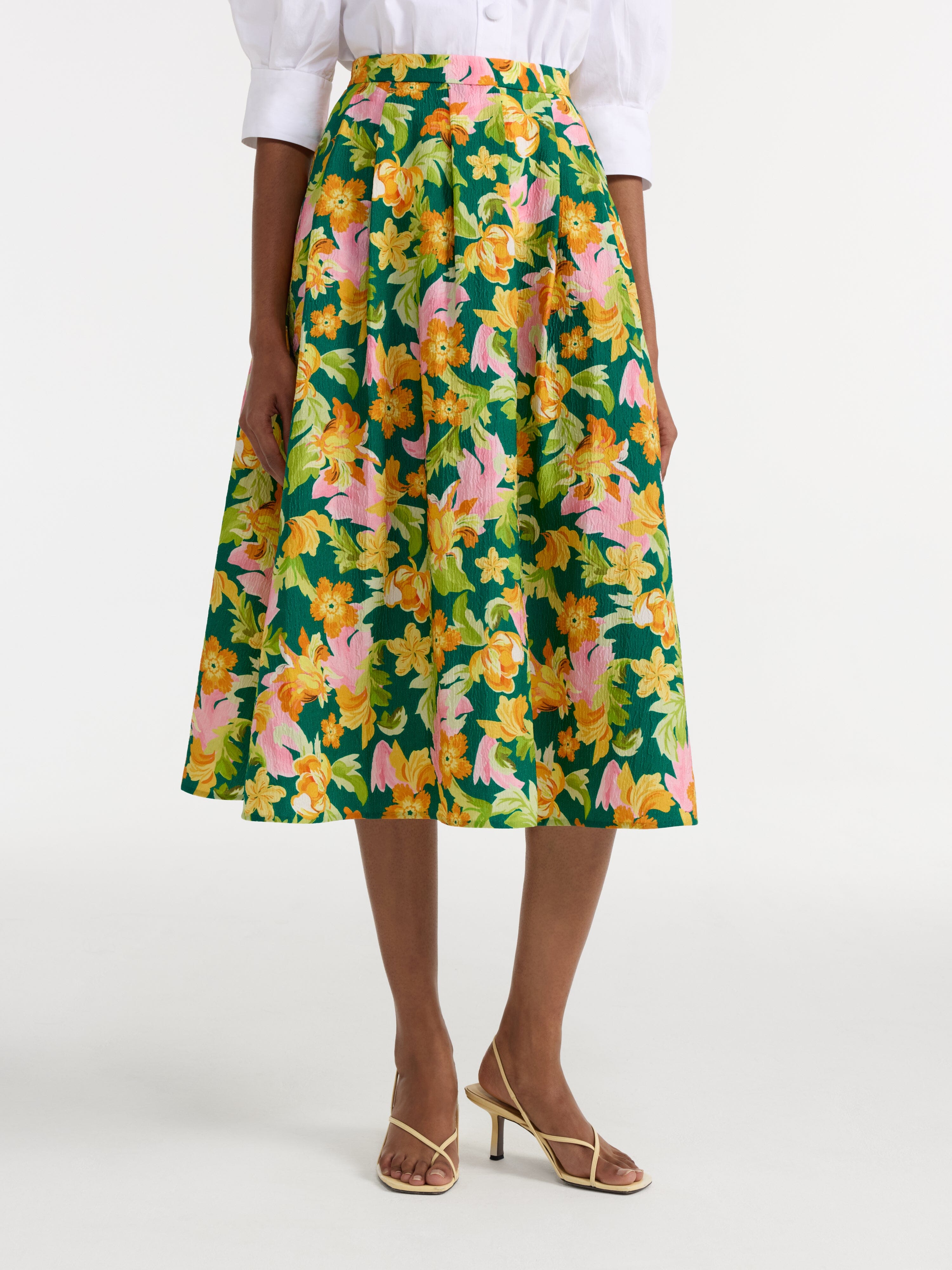 Naomi B Skirt in Bellis Tropical