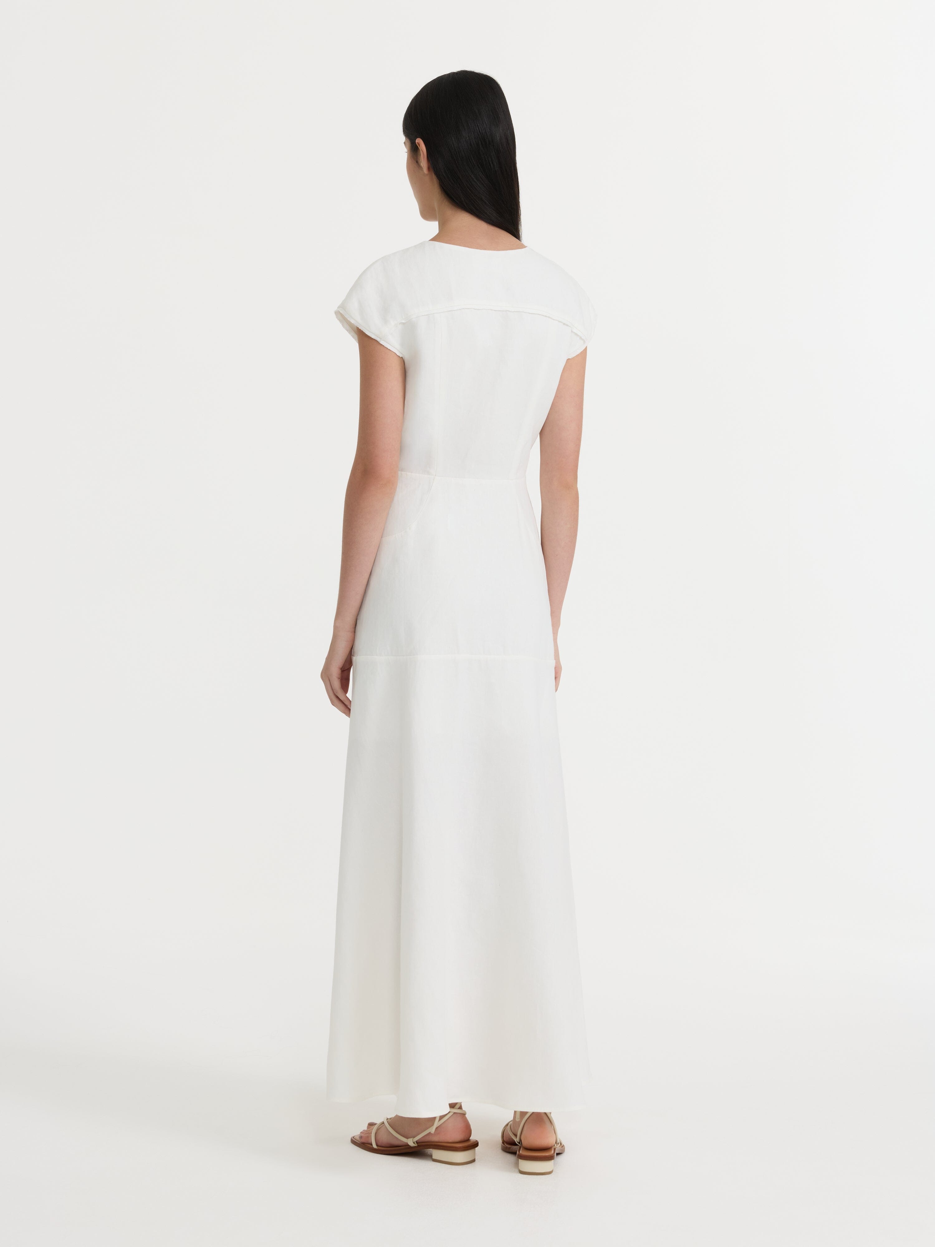 Sierra B Dress in Ivory