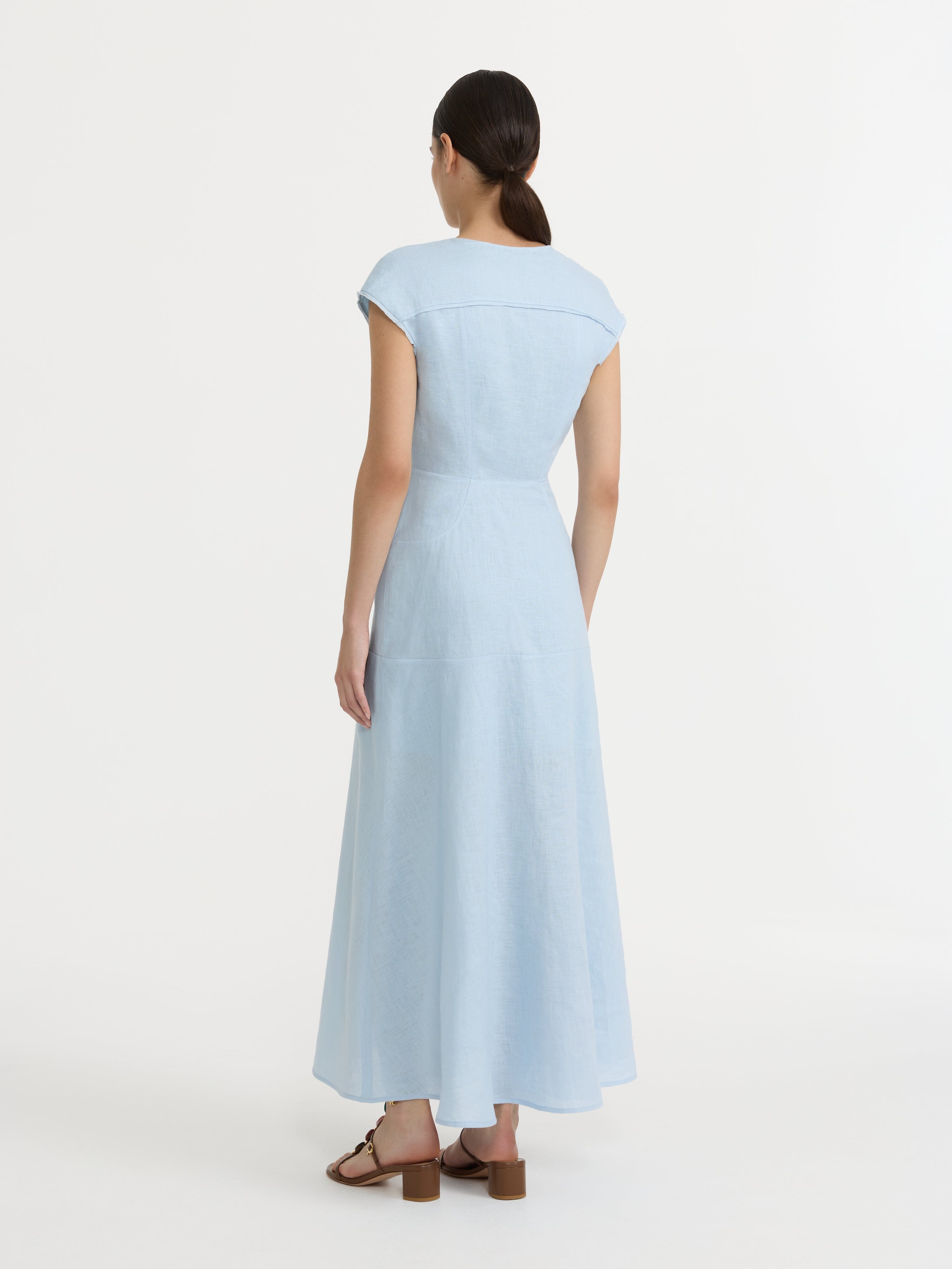 Sierra B Dress in Pale Sky