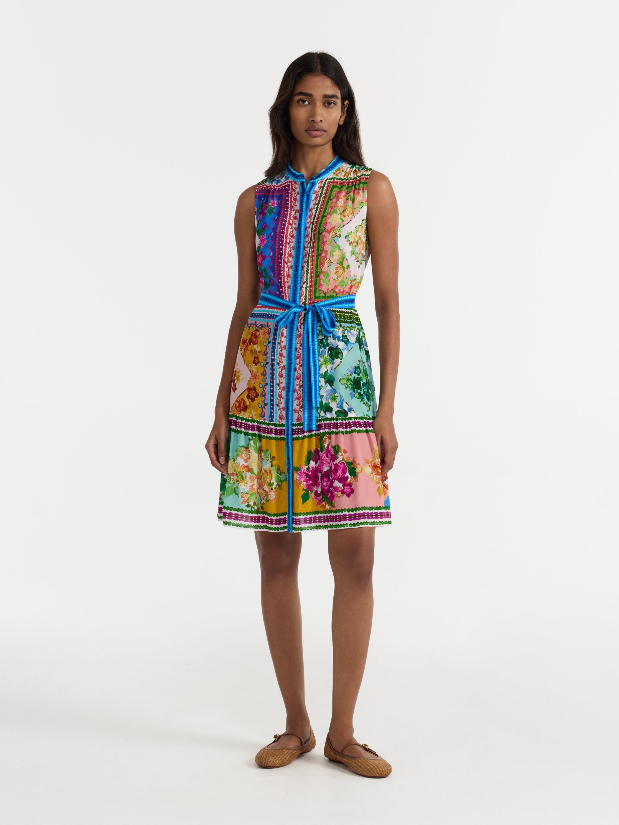 Tilly Dress in Bellis Patchwork