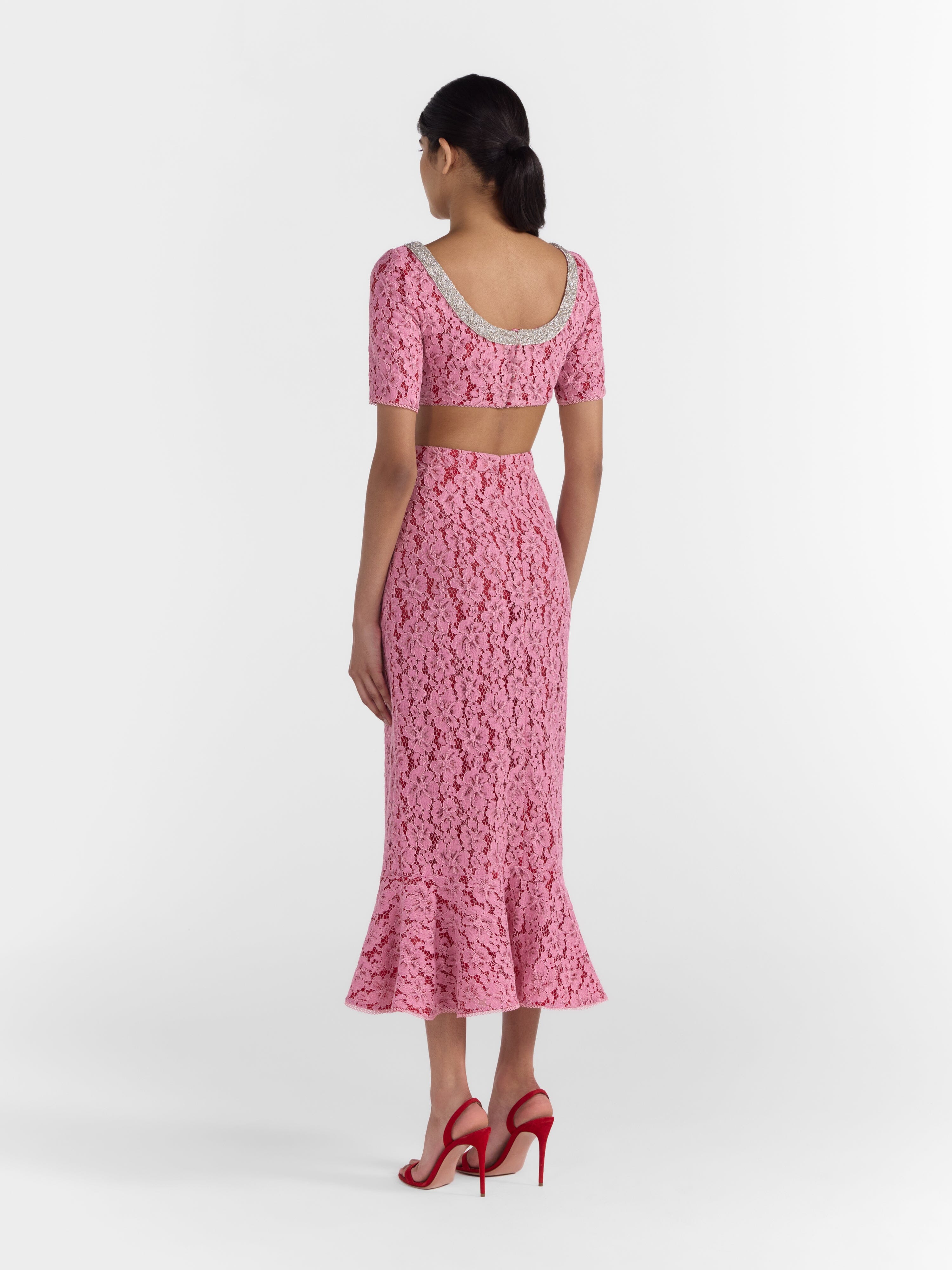 Aidan Skirt in Valentine Pink