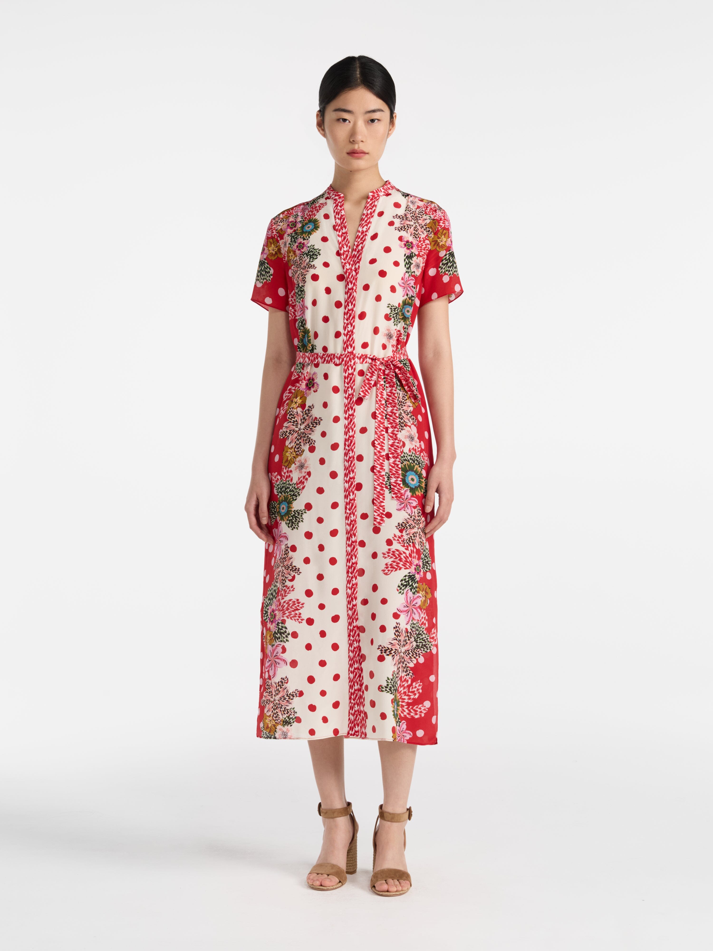 Vicki Dress in Plumeria Bloom – SALONI
