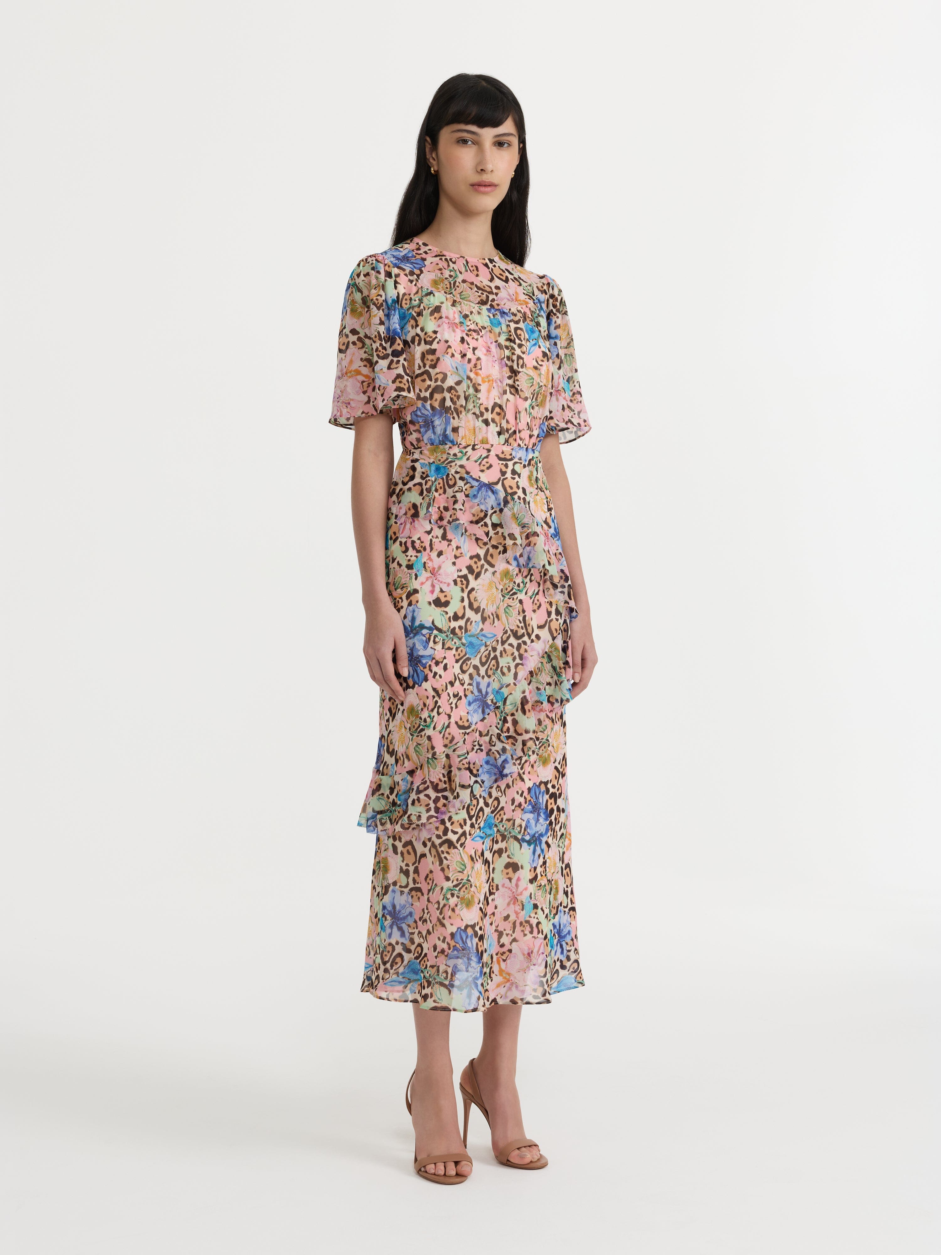 Vida E Dress in Leopard Lilia