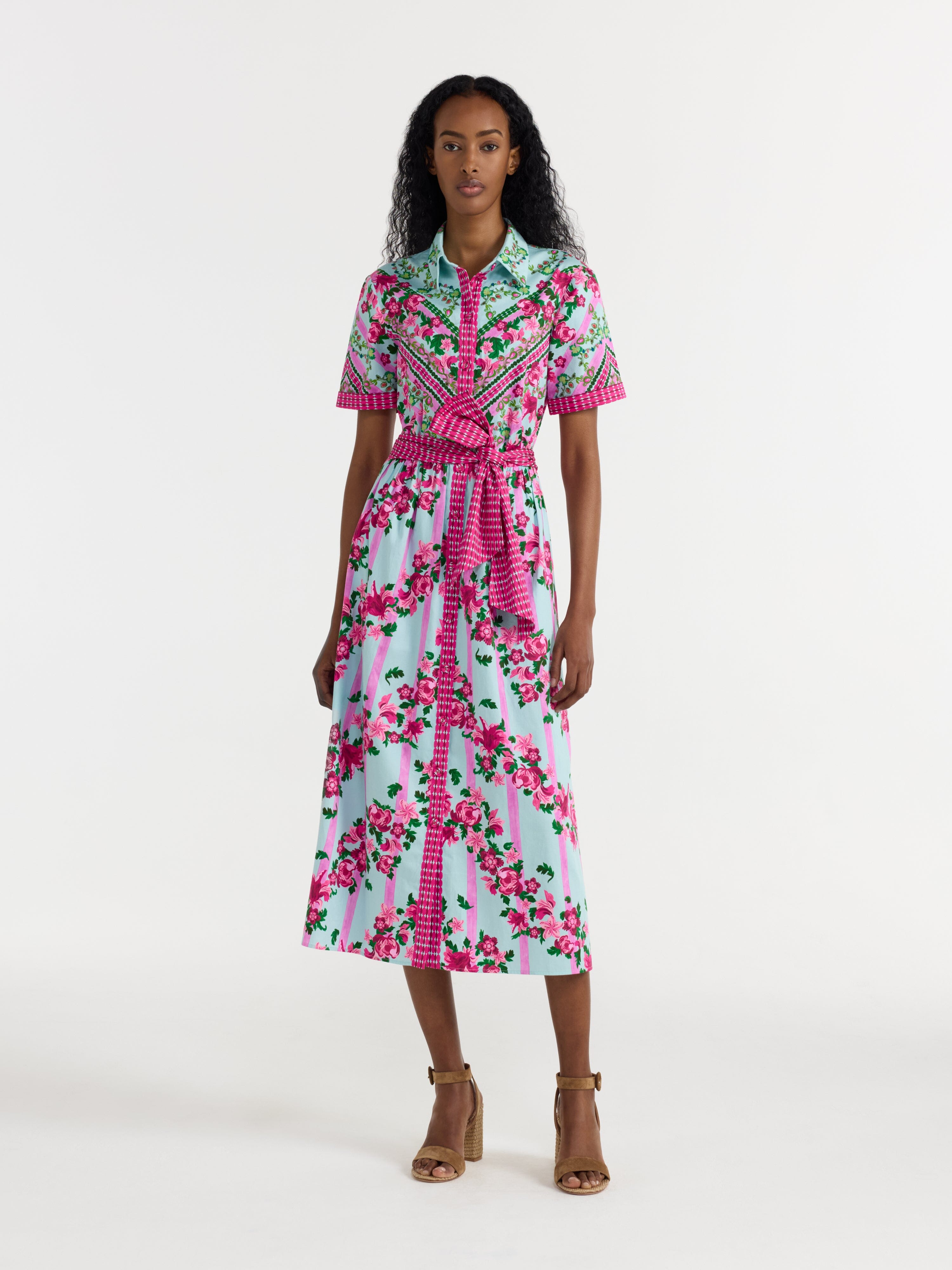 Vivienne Dress in Bellis Ornamental SALONI Vivienne Dress in Bellis Ornamental SALONI