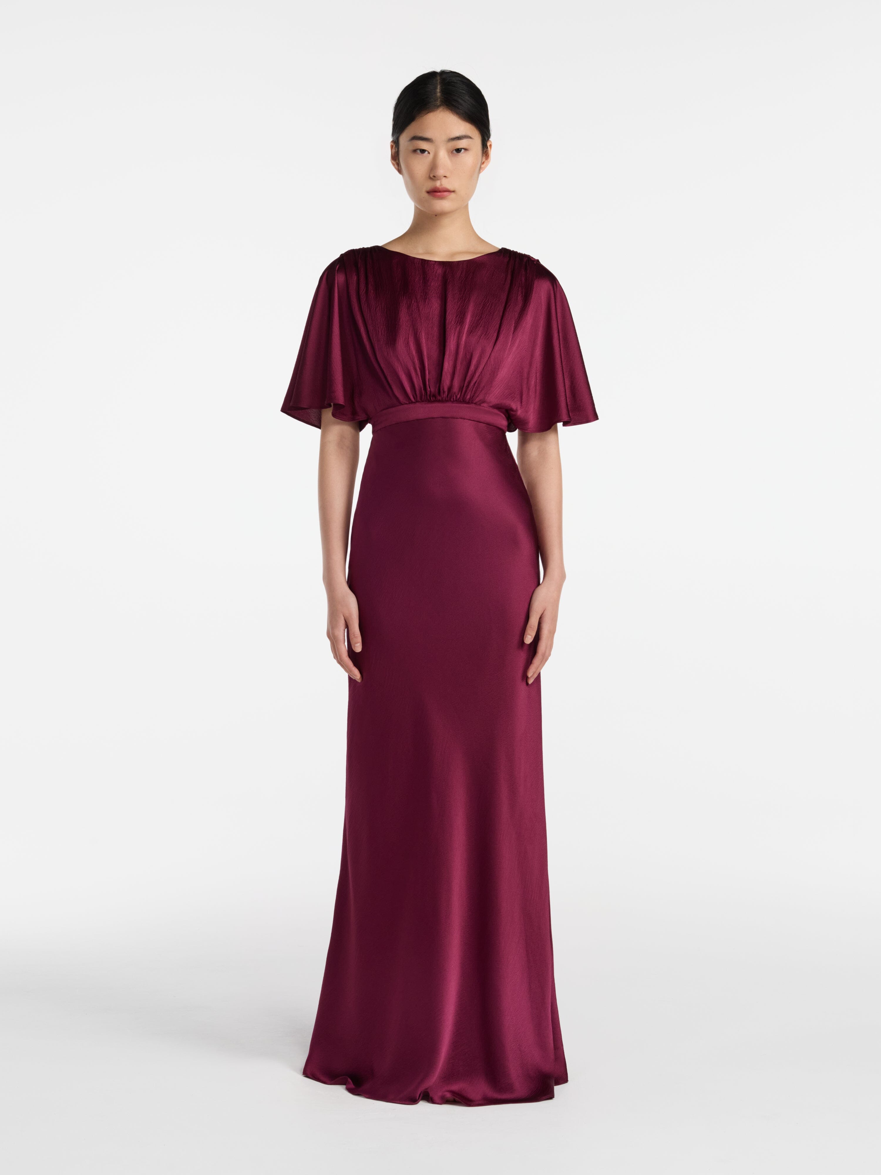 Winona Dress in Wine SALONI Winona Dress in Wine SALONI