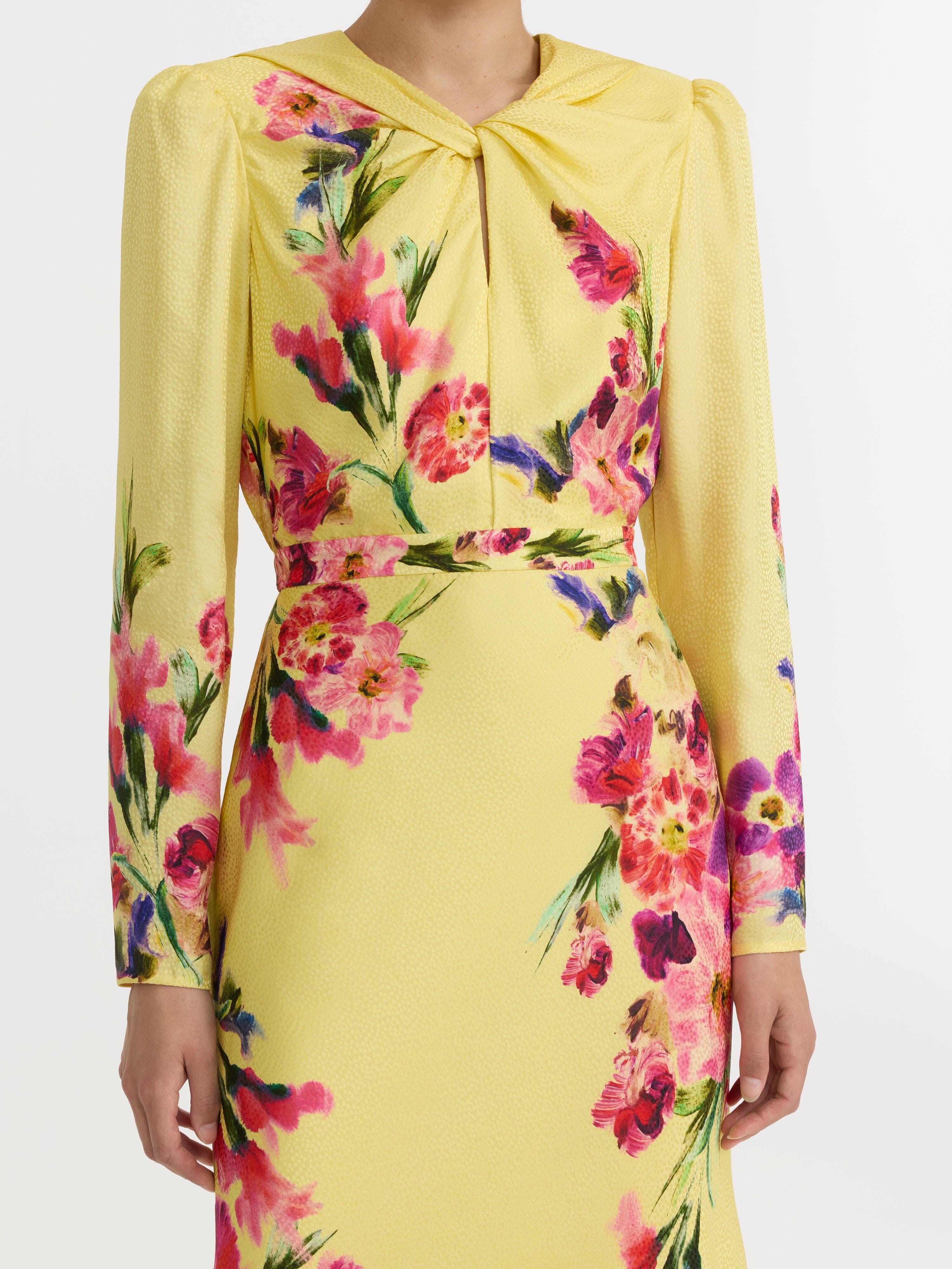 Claudia Midi Dress in Kanjiro Adorning