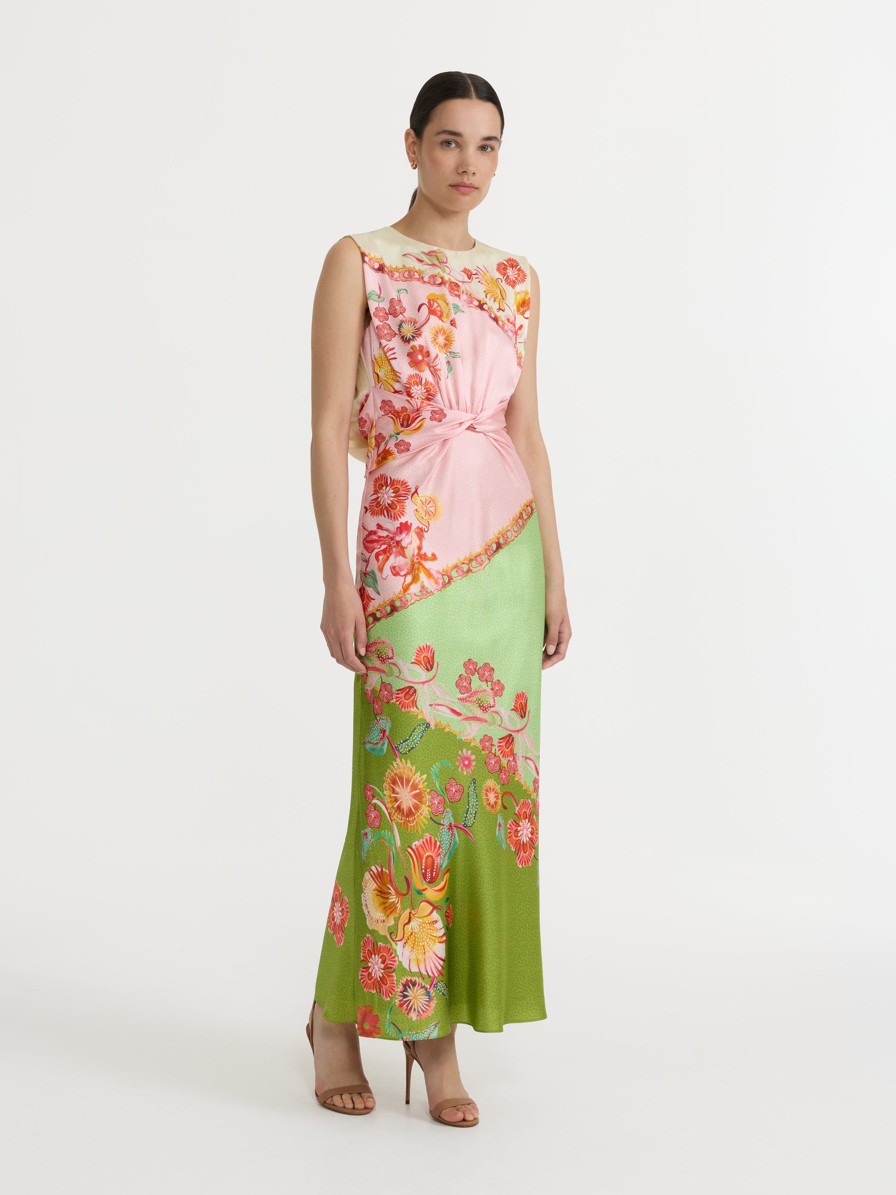 Gwen Dress in Lilia Trellis