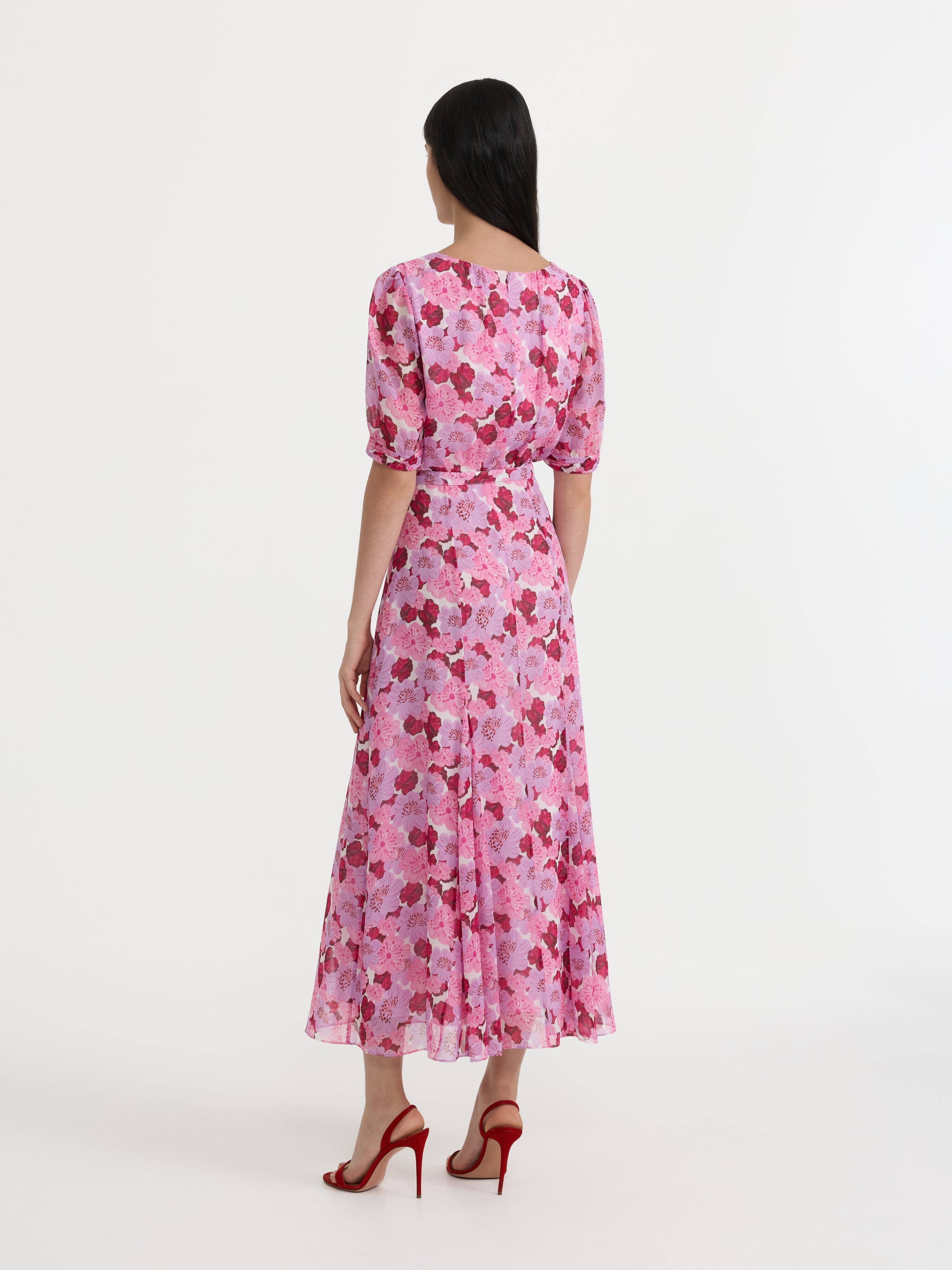 Jasmina Dress in Windflower Rose