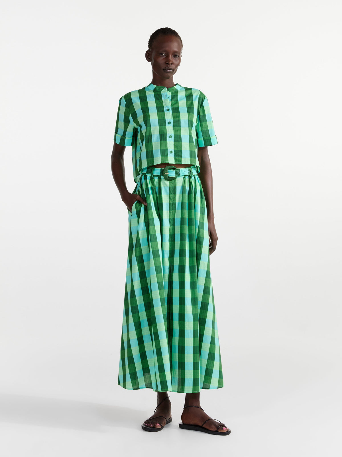 Judi Skirt in Banji Garden – SALONI