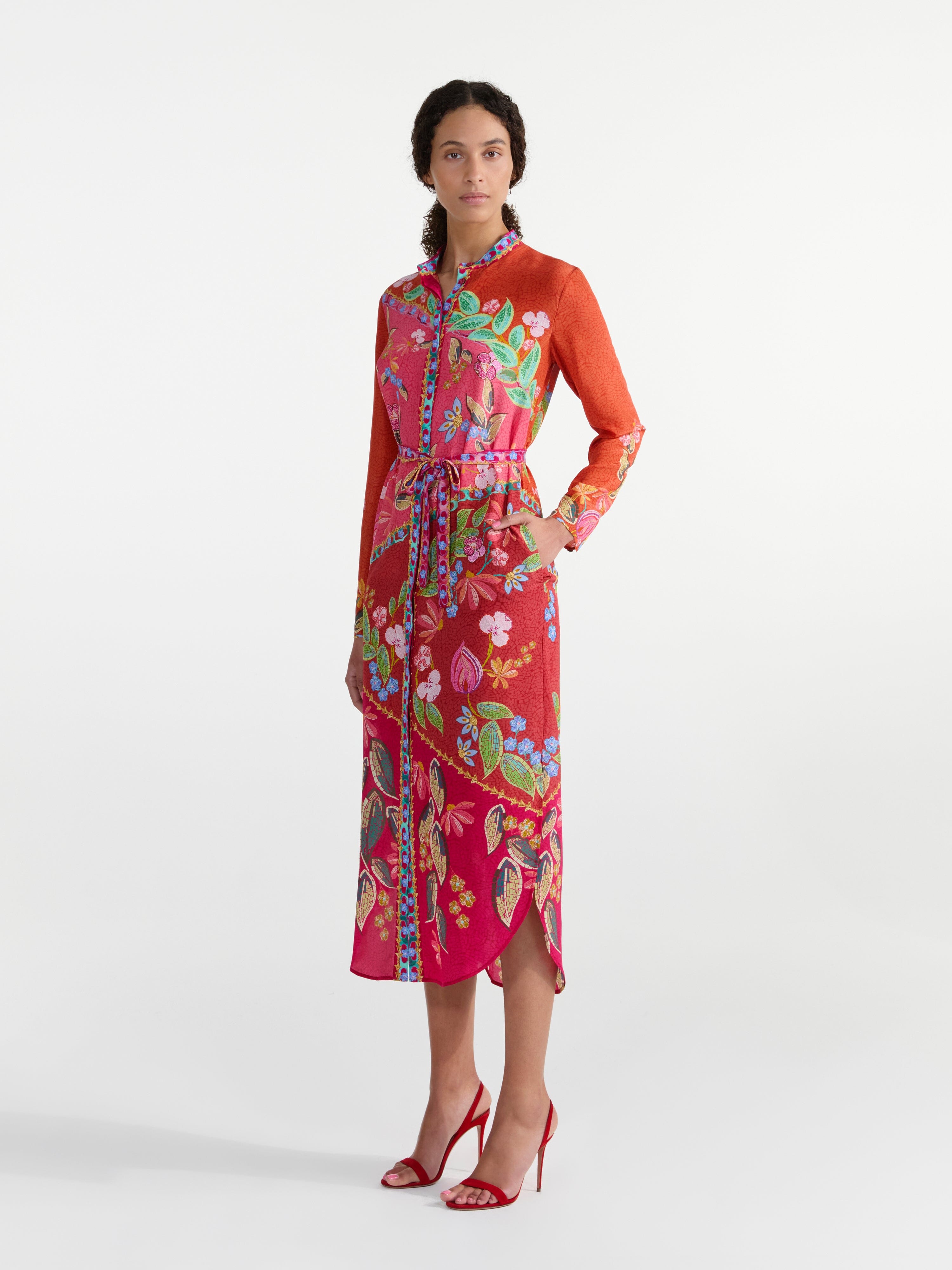 Molly D Dress in Terrazzo Spice Molly D Dress in Terrazzo Spice