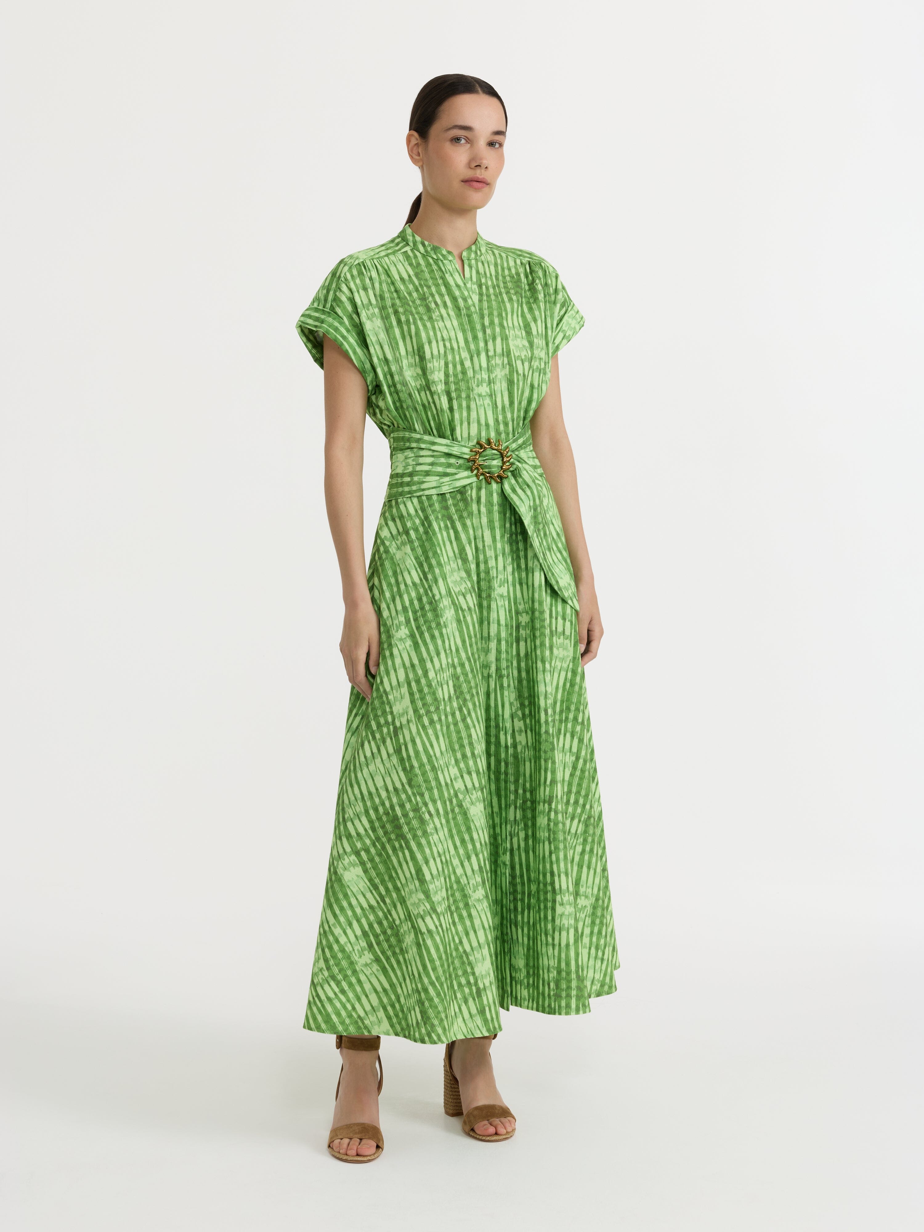Neesha C Dress in Tide Pistachio