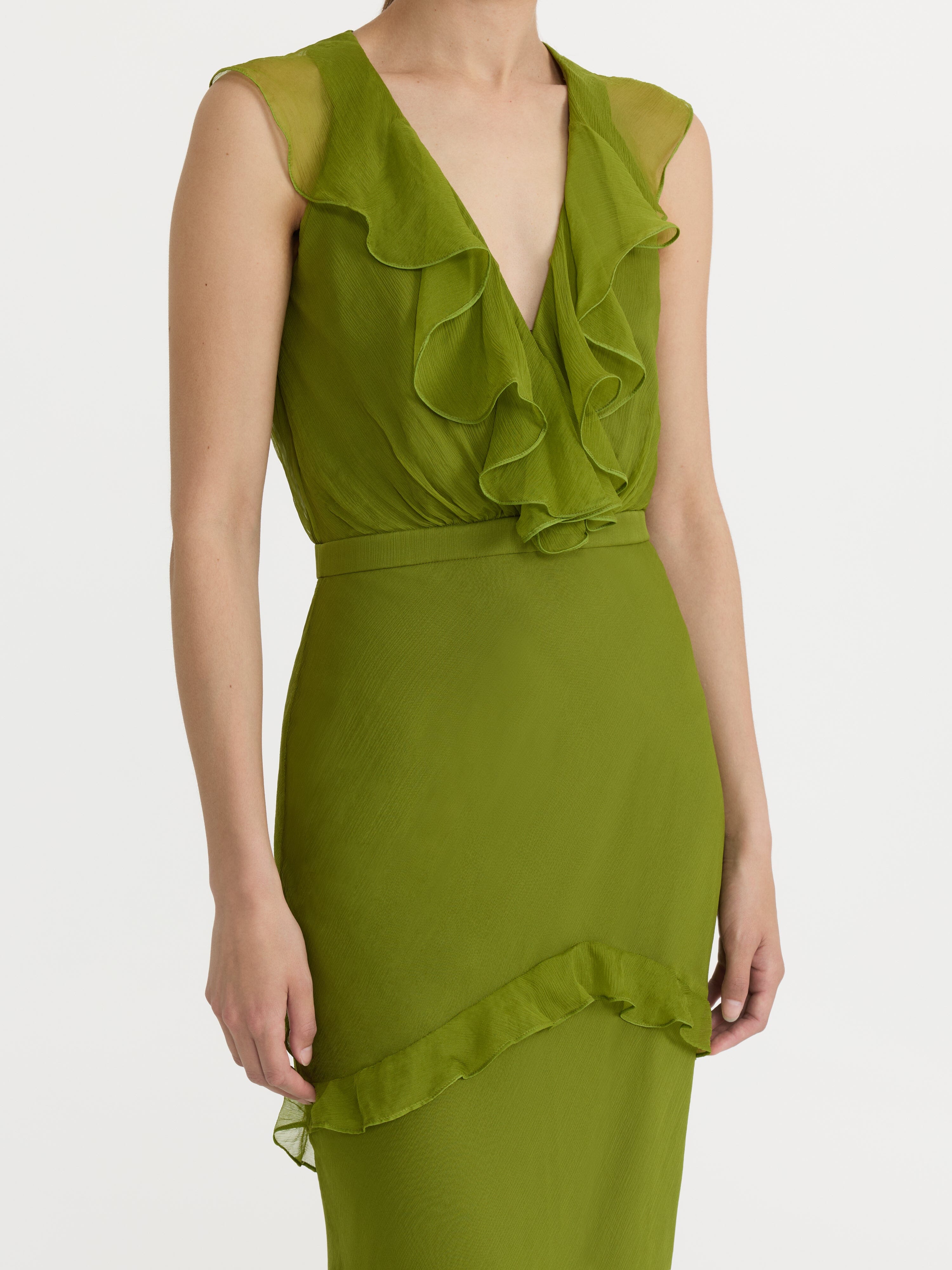 Rita Dress in Fern