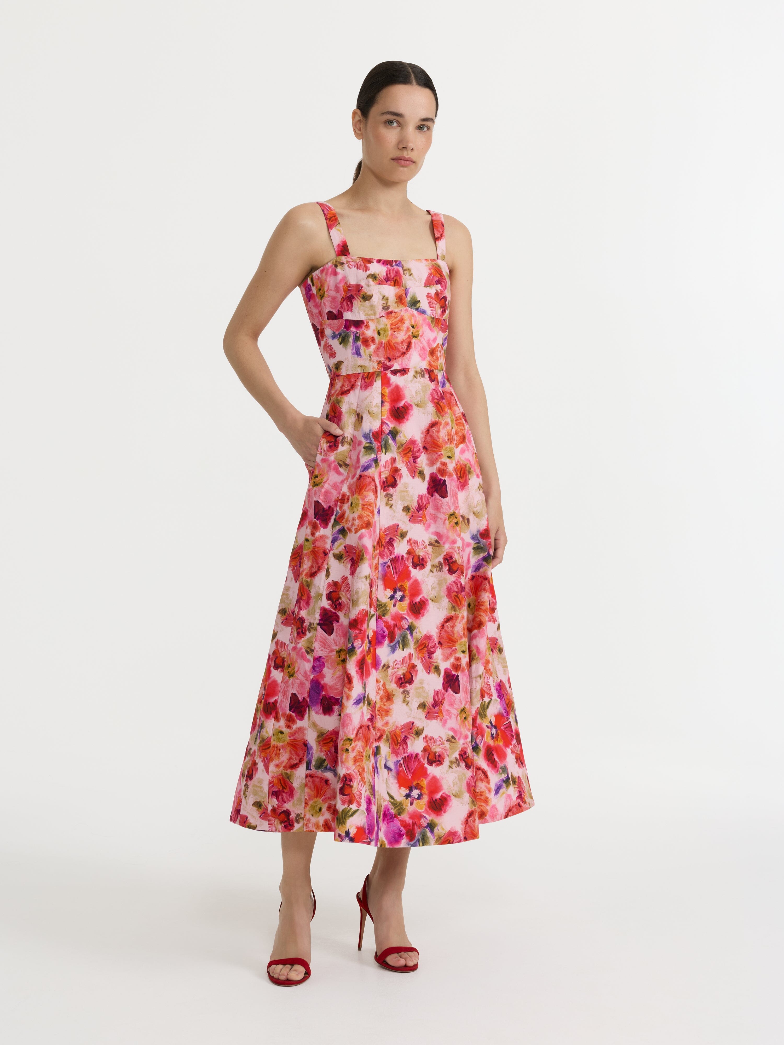 Sabrina Dress in Kinijaro Garden