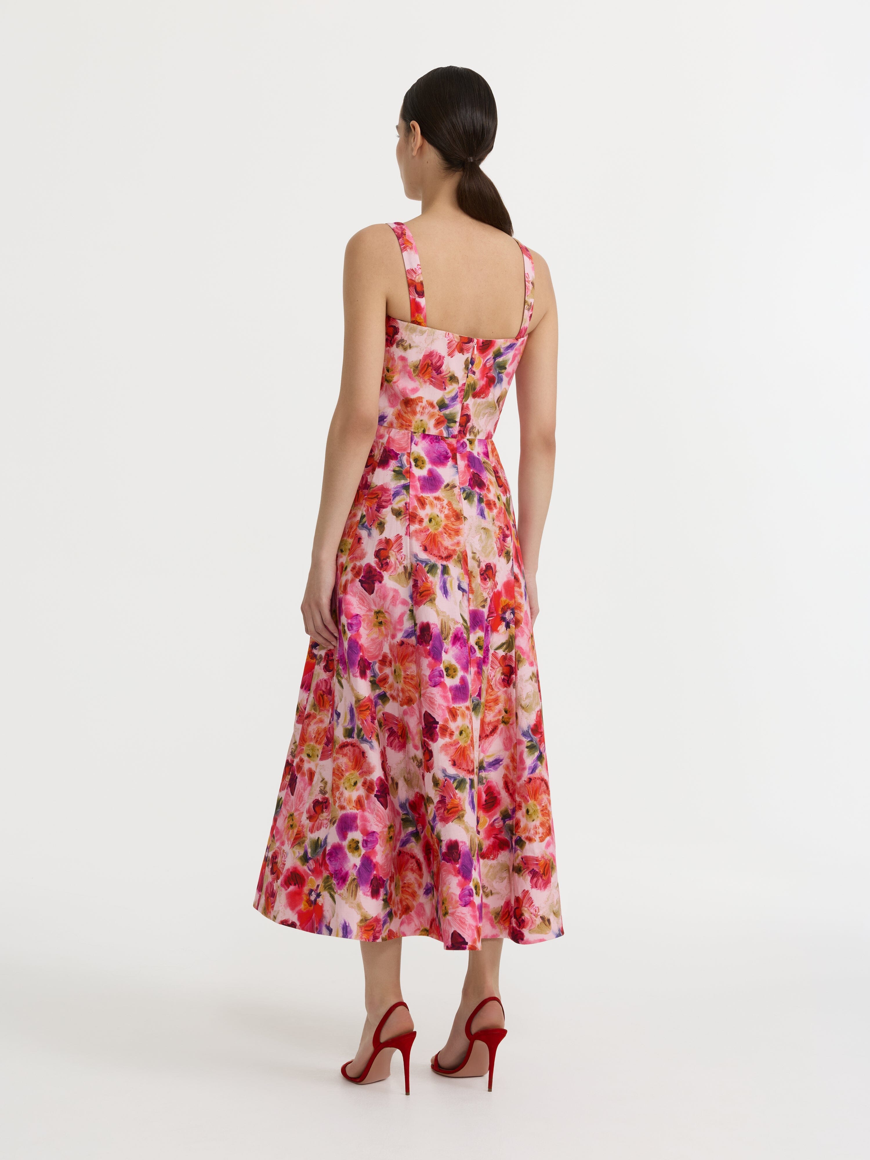 Sabrina Dress in Kinijaro Garden – SALONI