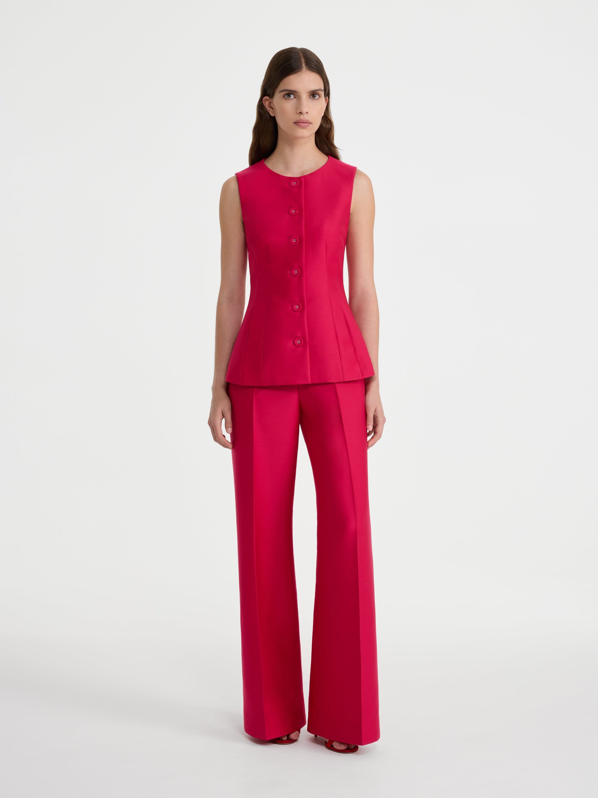 Walli B Trousers in Fuchsia