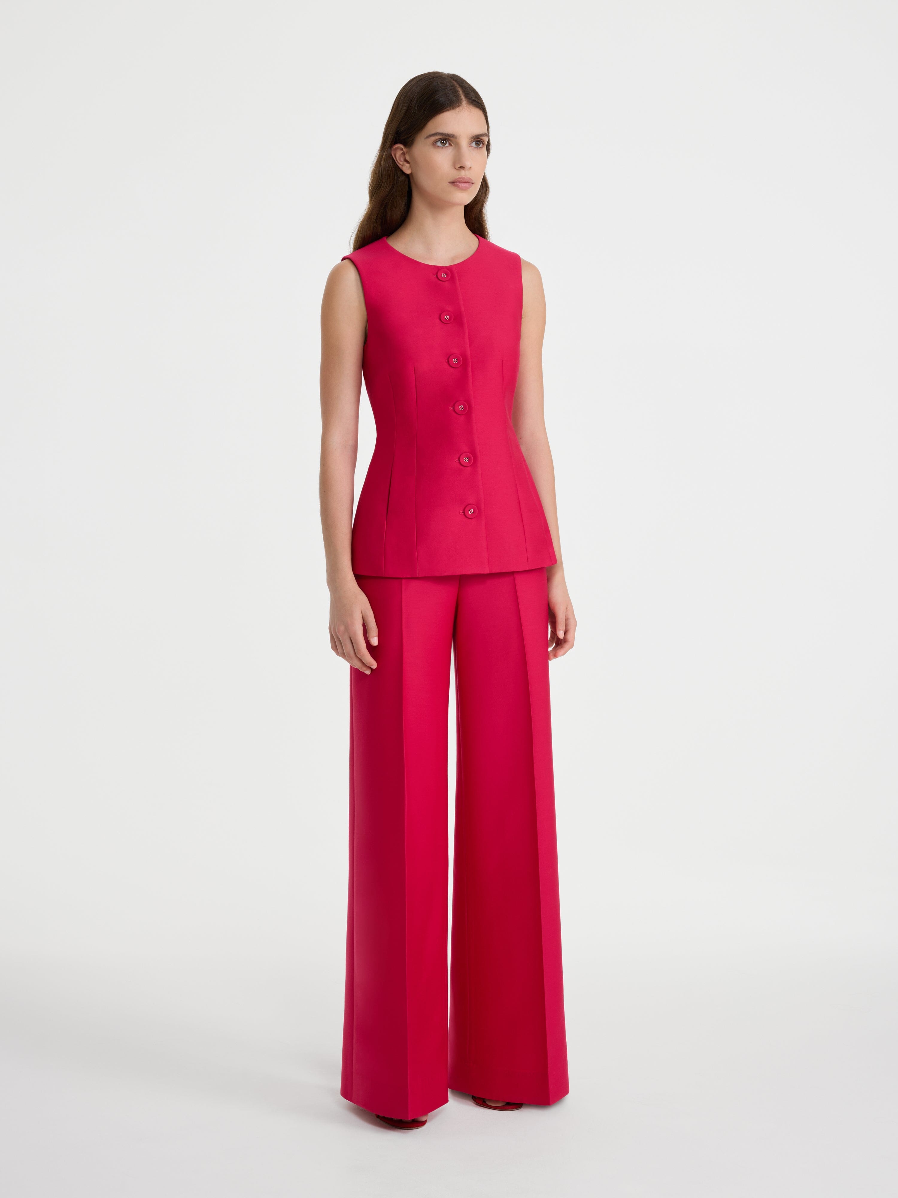 Walli B Trousers in Fuchsia