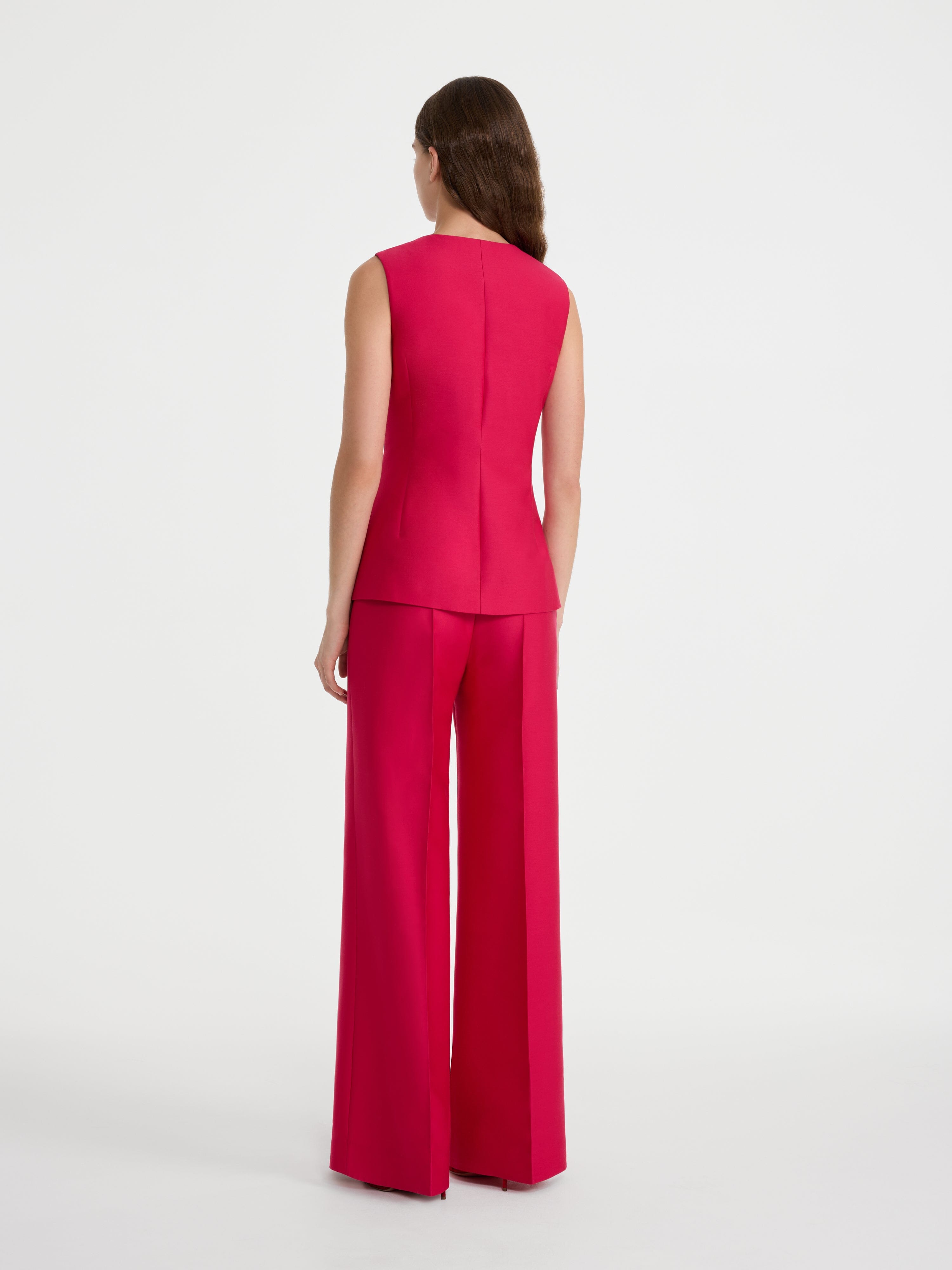 Alia Waiscoat in Fuchsia