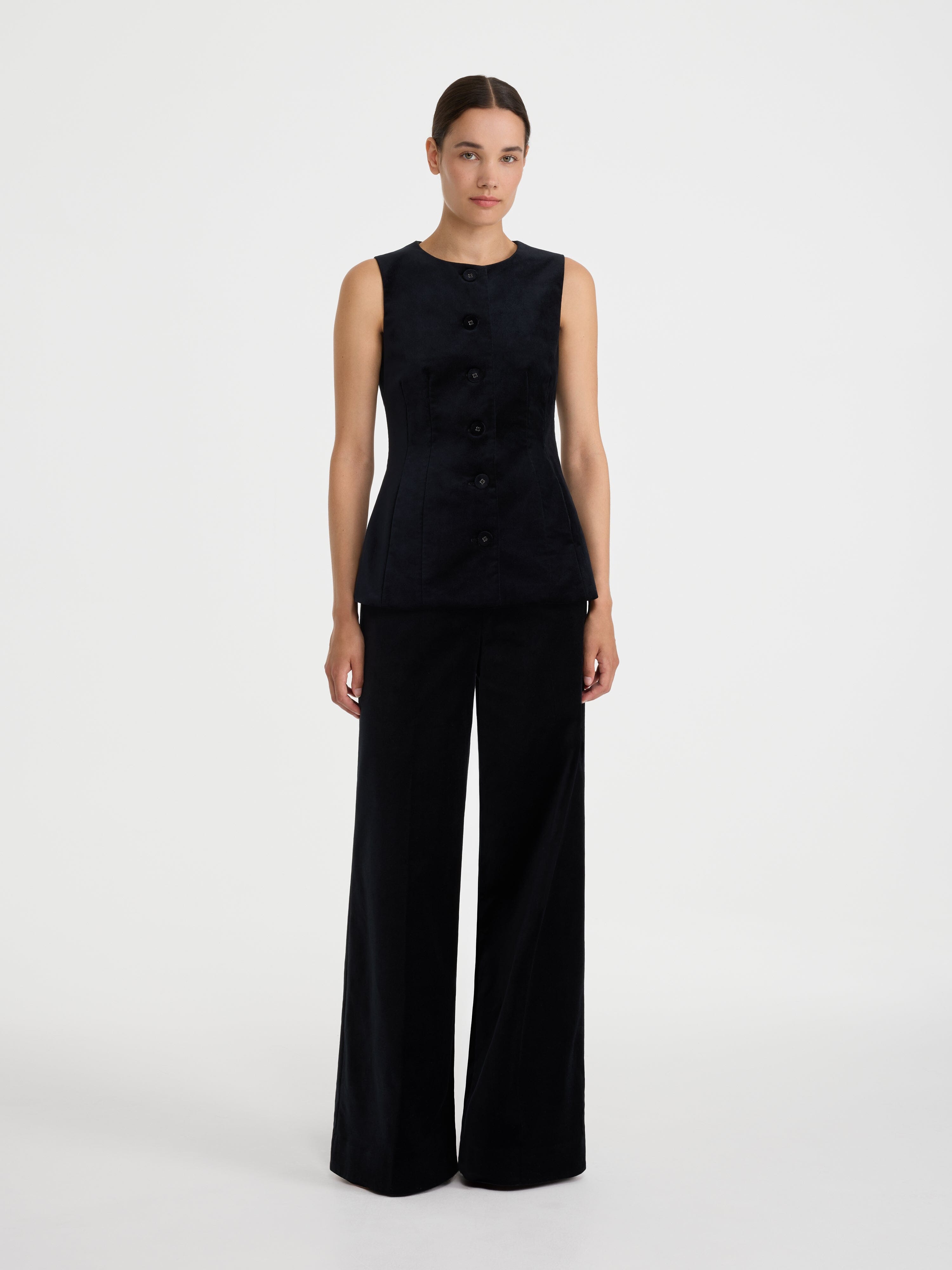 Walli B Trousers in Black