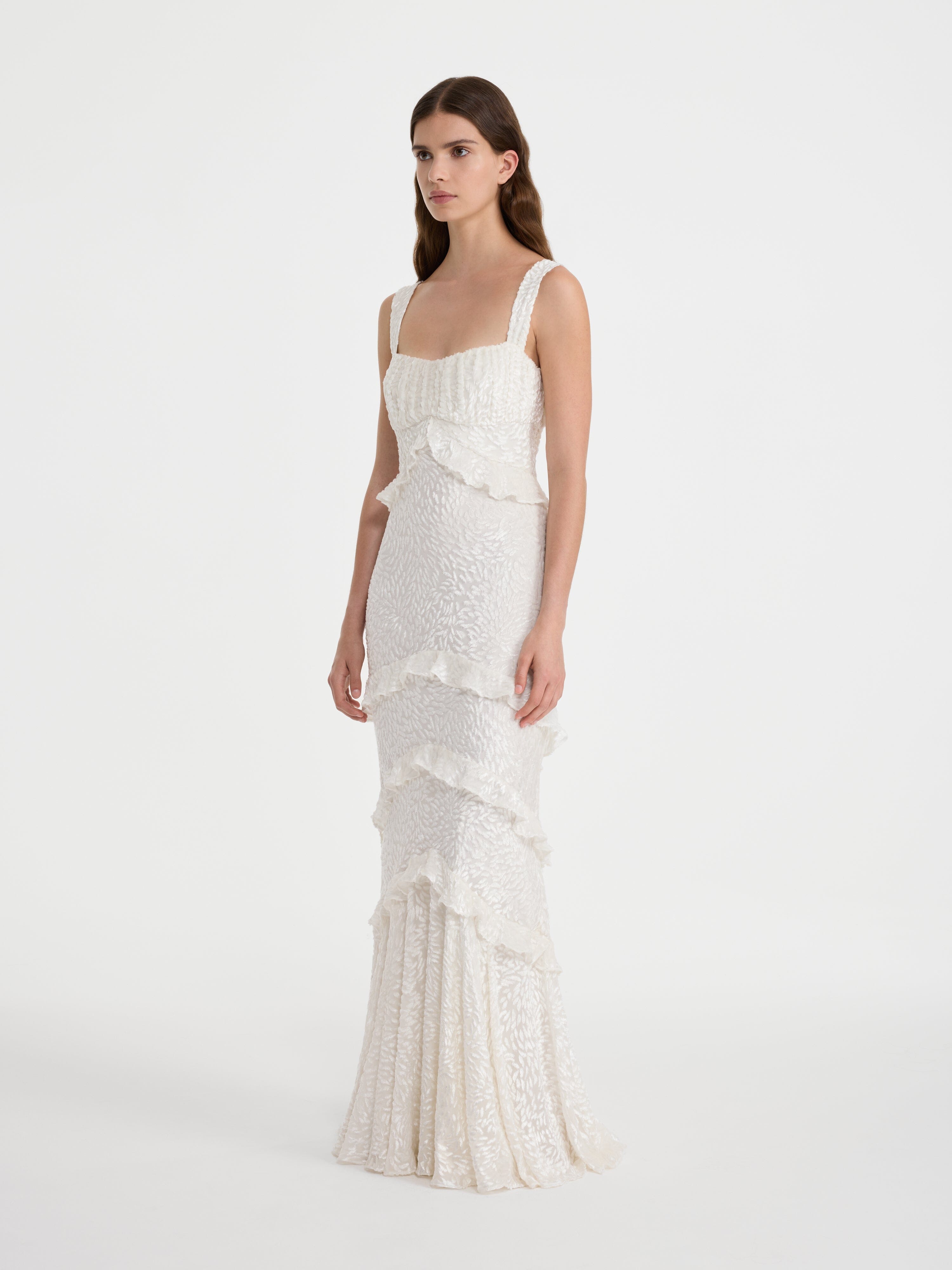 Chandra Dress in Ivory