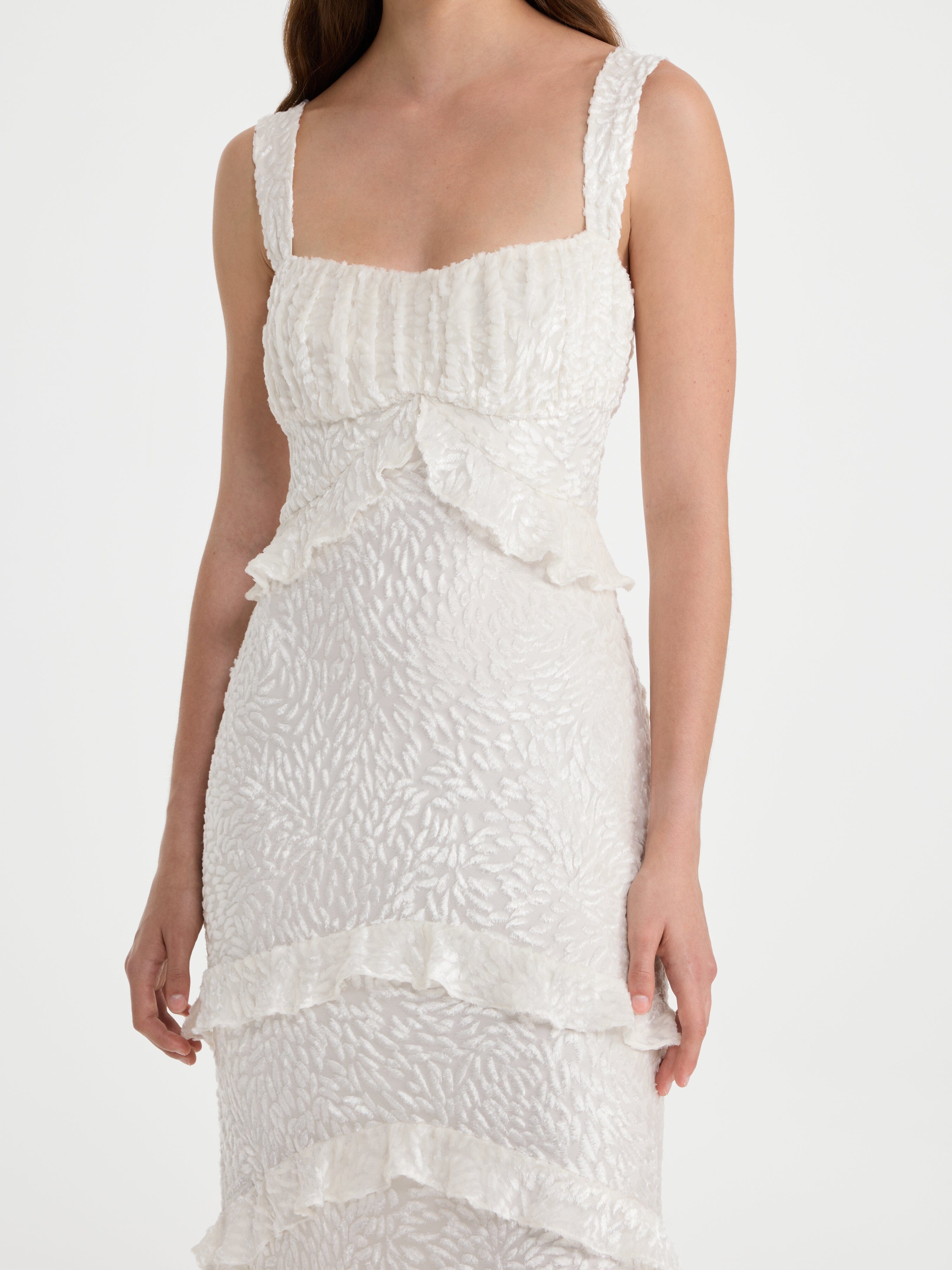 Chandra Dress in Ivory
