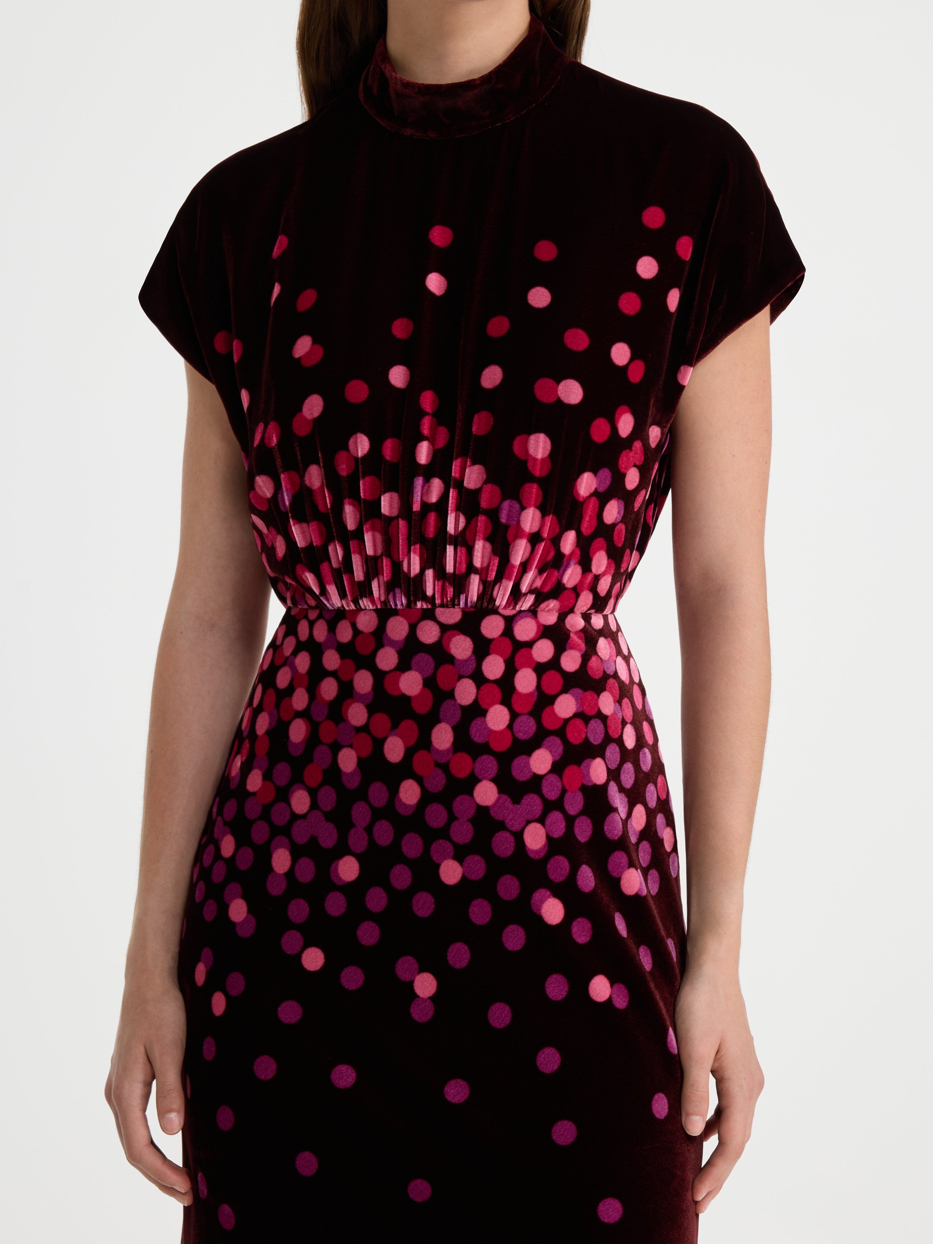 Fabienne B Dress in Starlight Berry