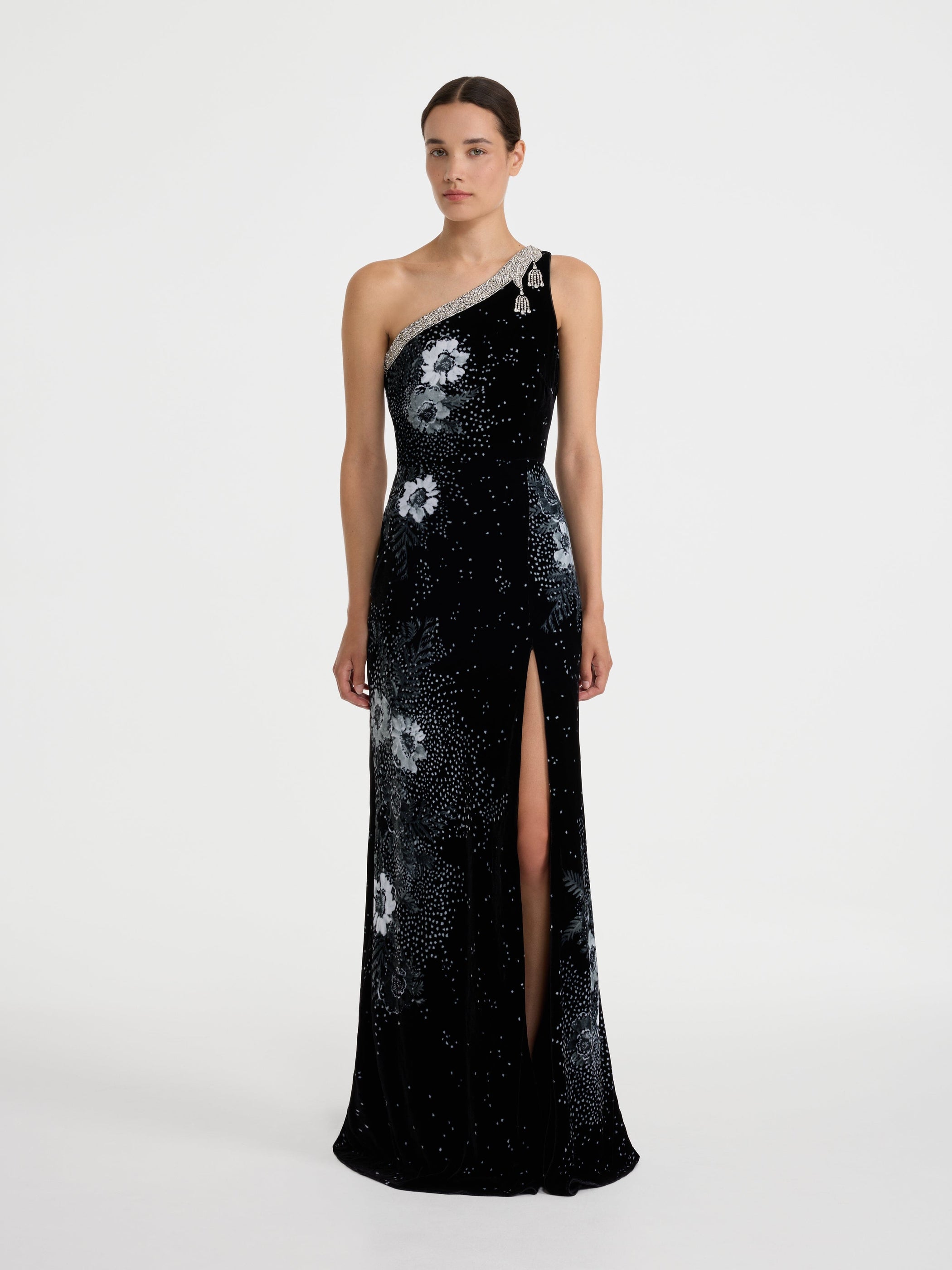 Justine B Dress in Silva Noir