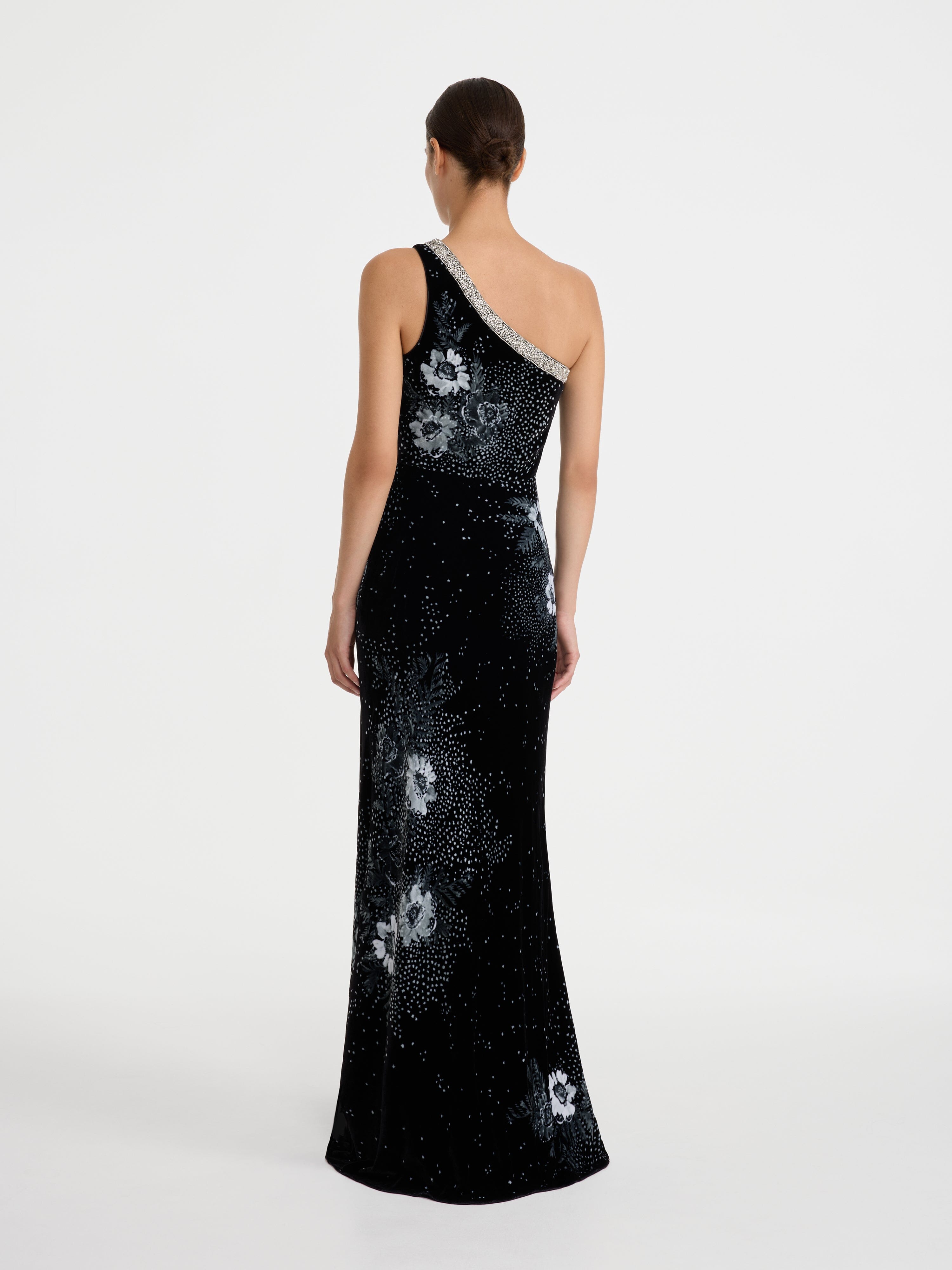 Justine B Dress in Silva Noir