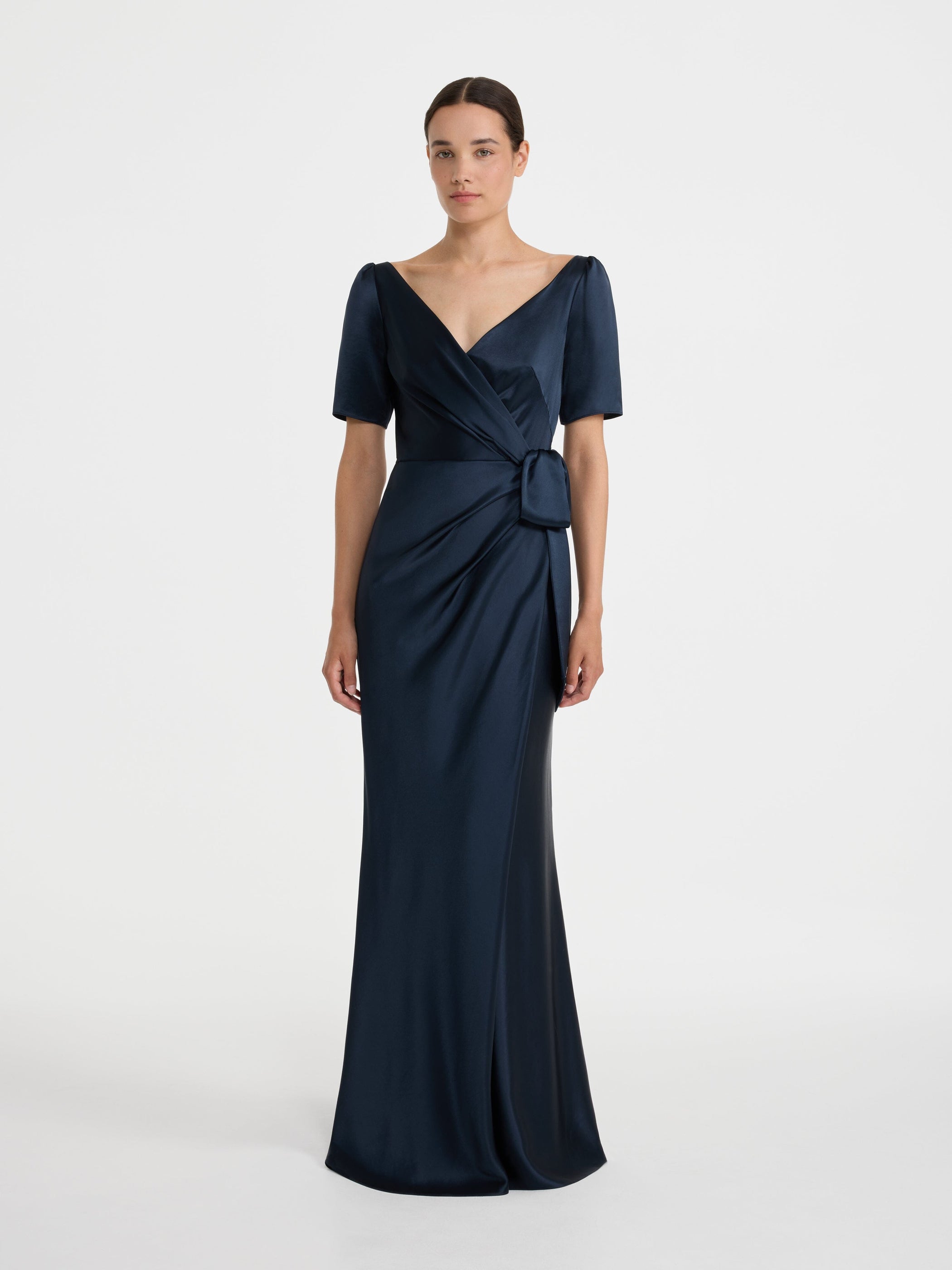 Marilyn Long Dress in Midnight