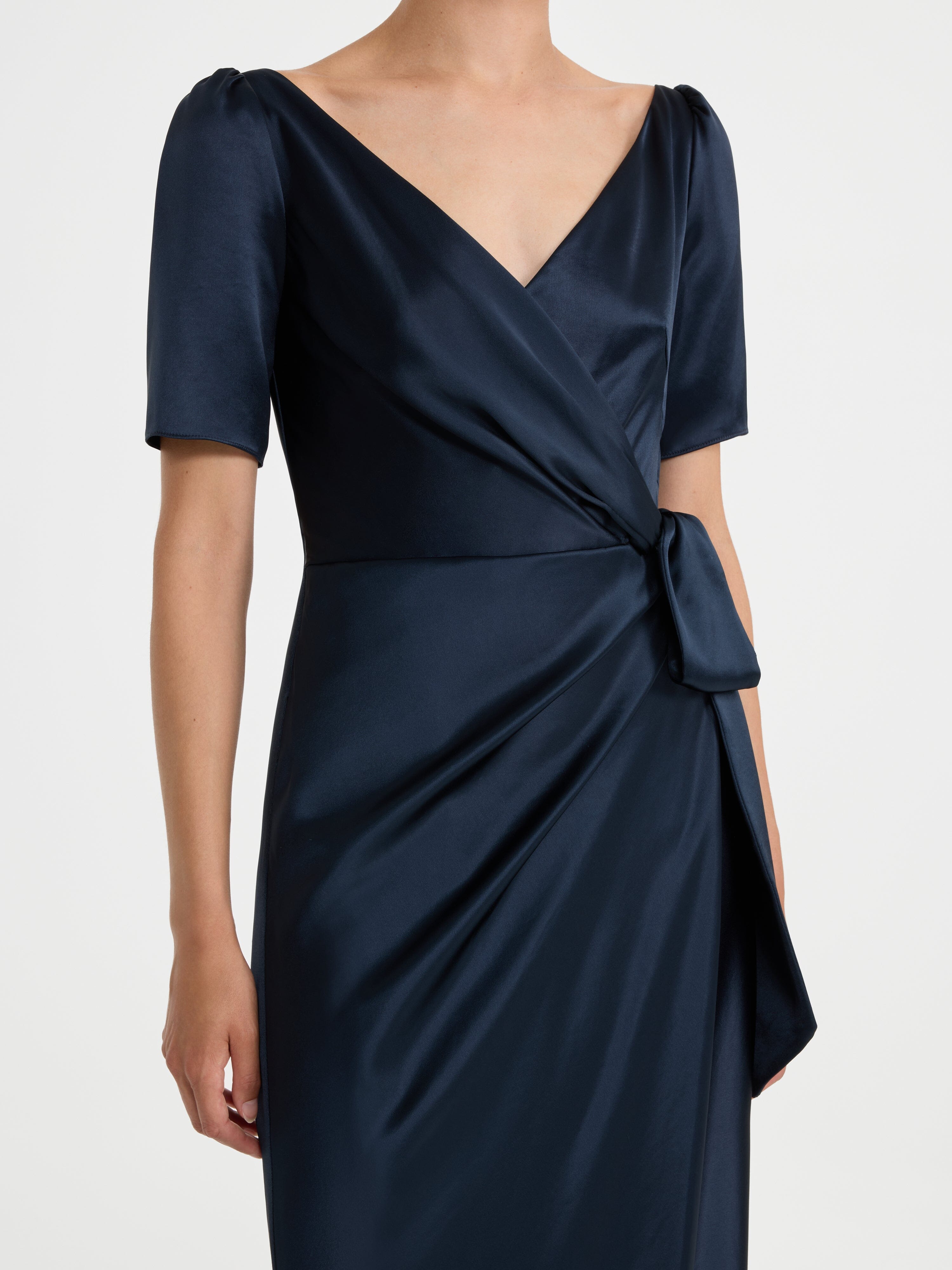 Marilyn Long Dress in Midnight