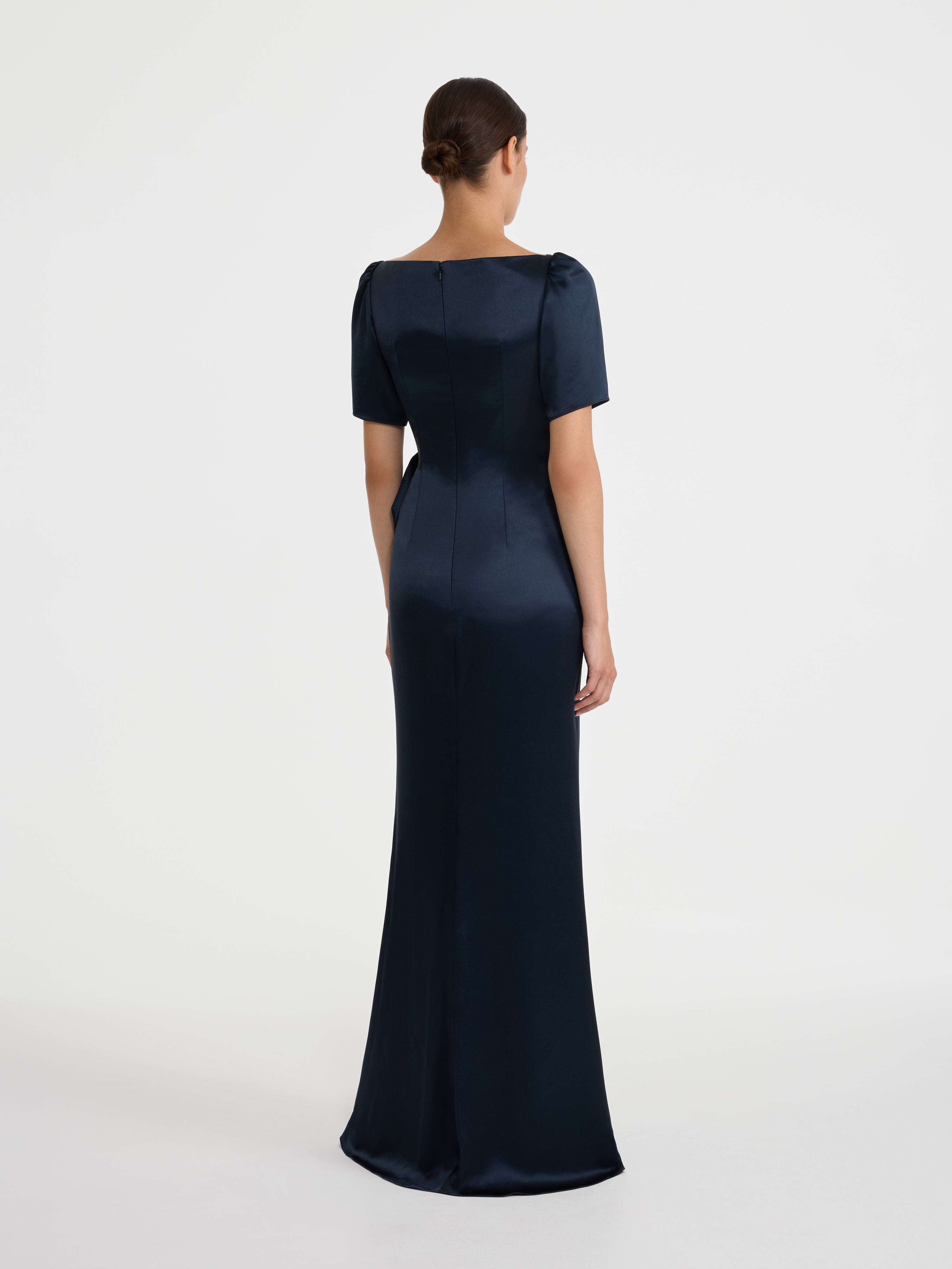 Marilyn Long Dress in Midnight