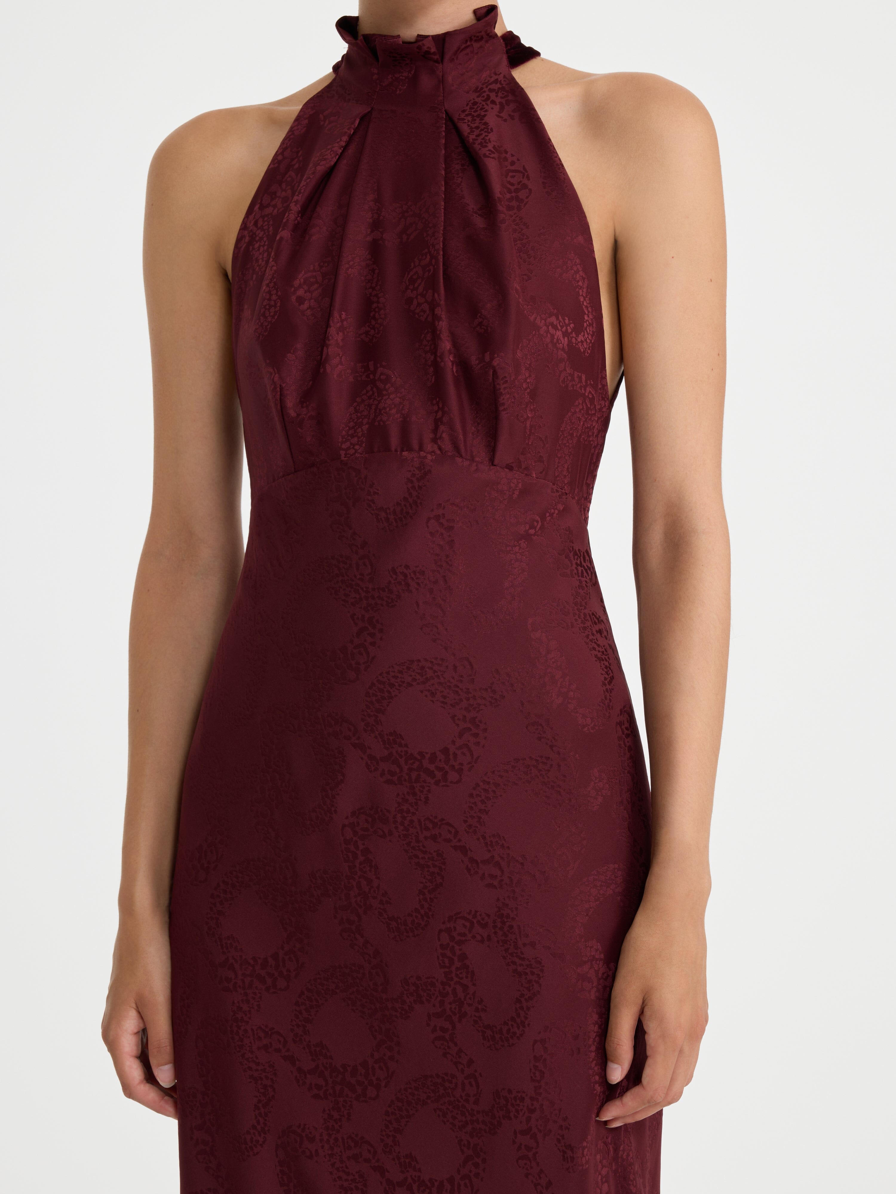 Michelle B Dress Shawl in Mahogany Burgundy