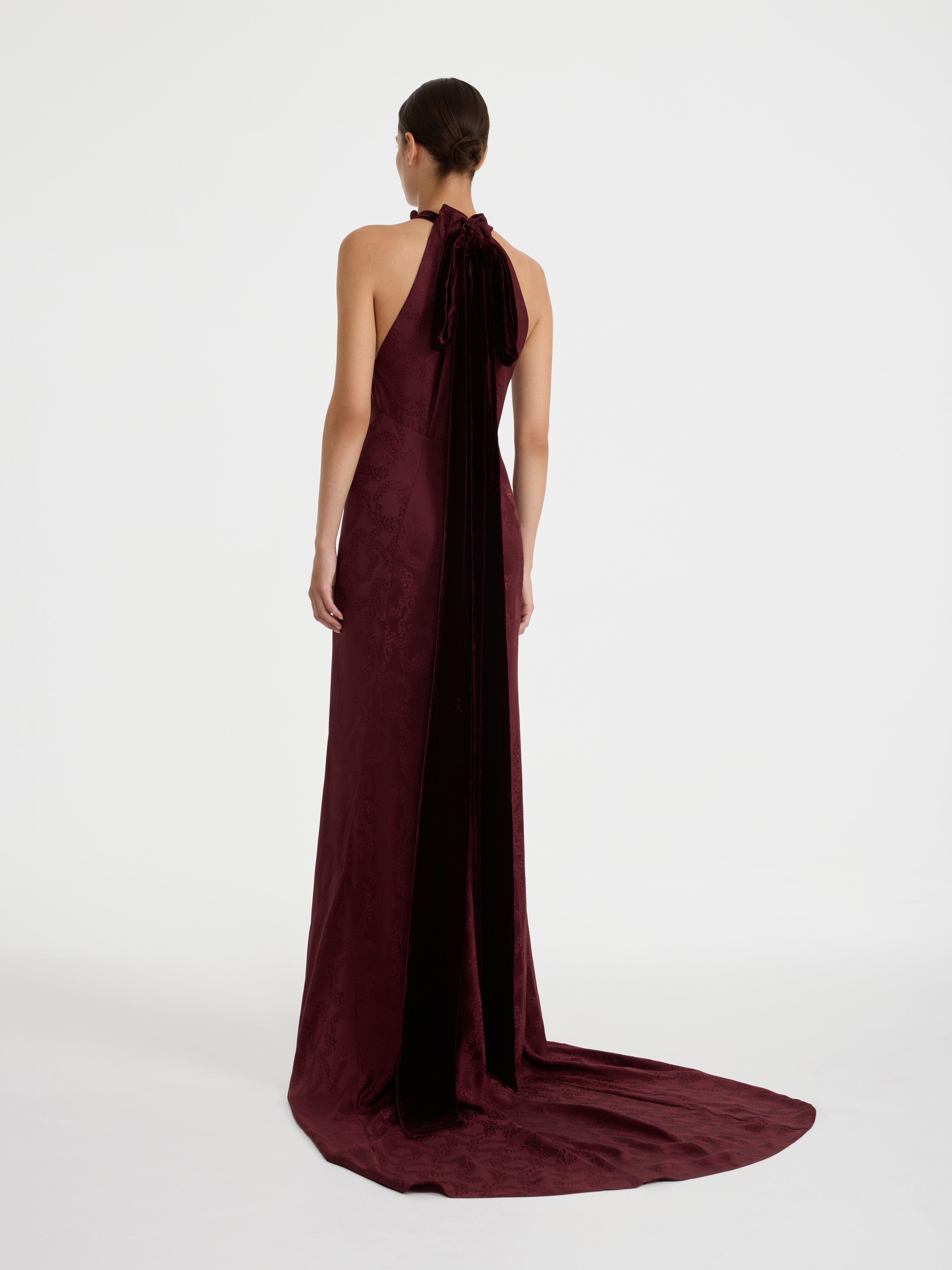 Michelle B Dress Shawl in Mahogany Burgundy